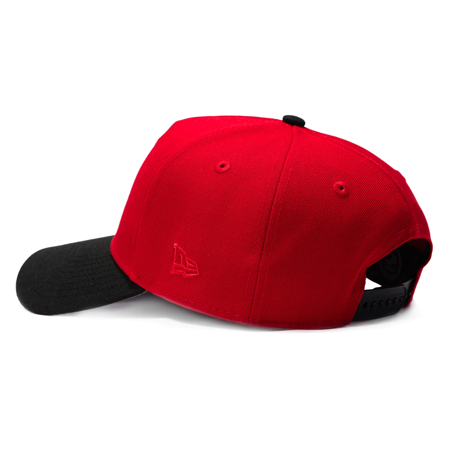 New Era 9Forty A-Frame Vegas Golden Knights Sword Cross Patch V Snapback Hat - Red, Black - Image 2
