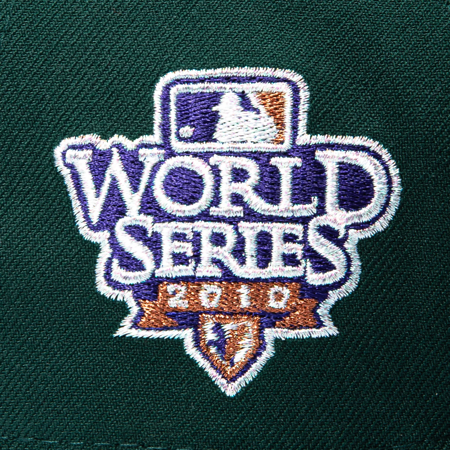 New Era 9Forty A-Frame San Francisco Giants 2010 World Series Patch Script Lavender UV Snapback Hat - Green - Image 4