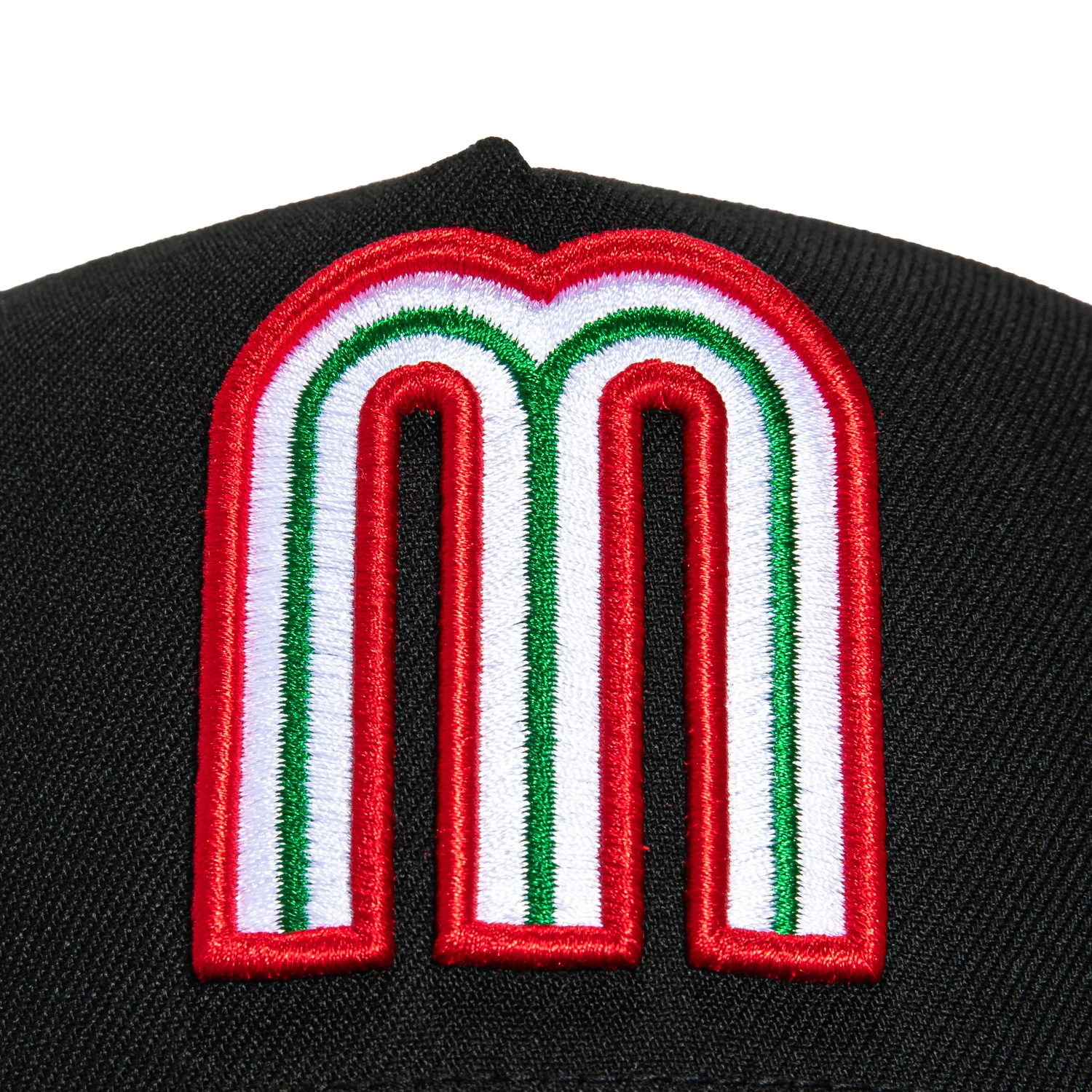 New Era 9Forty A-Frame Mexico World Baseball Classic Snapback Hat - Black, Brown - Image 3