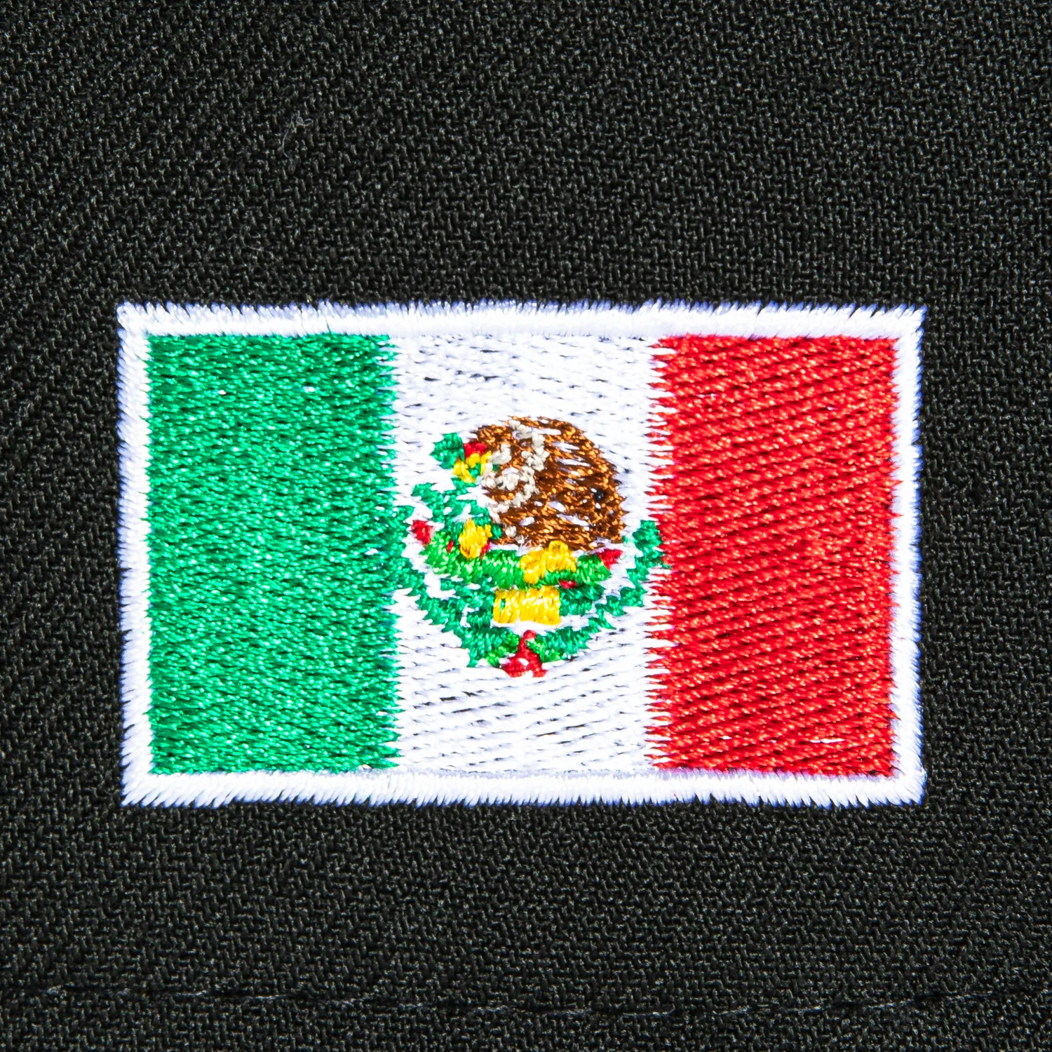 New Era 9Forty A-Frame Mexico El Tricolor Mexico Flag Patch Script Snapback Hat - Black - Image 4