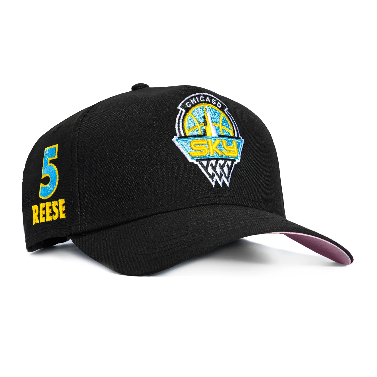 New Era 9Forty A-Frame Chicago Sky 5 Reese Patch Snapback Hat - Black