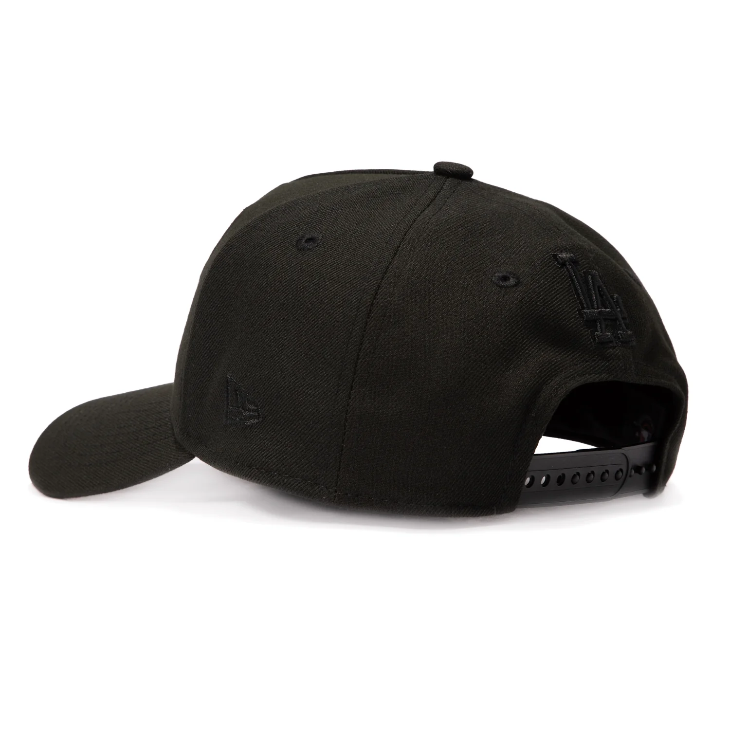 New Era 9Forty A-Frame Los Angeles Dodgers Flower Snapback Hat - Black - Image 2
