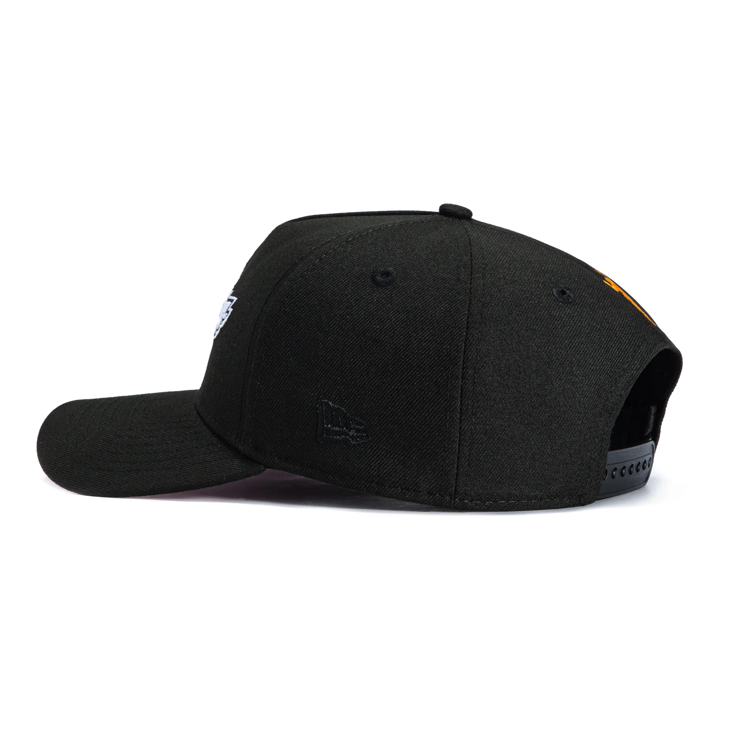 New Era 9Forty A-Frame Phoenix Mercury Diana Taurasi 3 Patch Snapback Hat - Black - Image 2