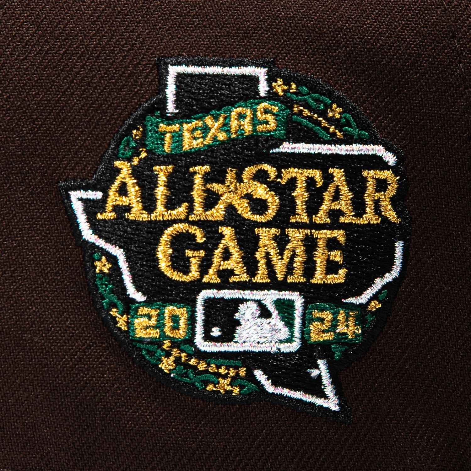 New Era 9Forty A-Frame Texas Rangers 2024 All Star Game Patch Pink UV Snapback Hat - Brown - Image 4