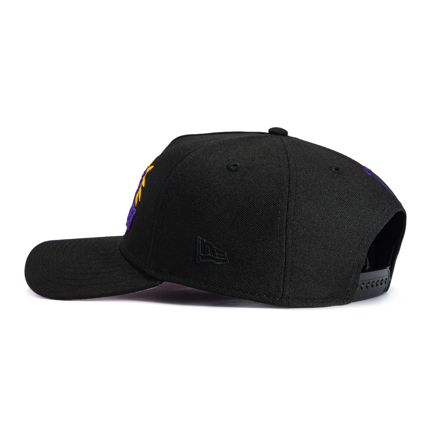 New Era 9Forty A-Frame Los Angeles Sparks Nneka Ogwumike 30 Patch Pink UV Snapback Hat - Black - Image 2
