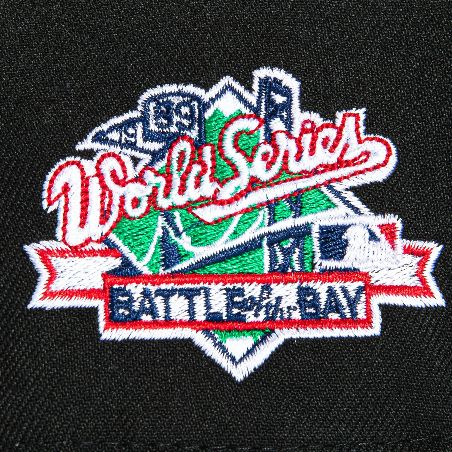 New Era 9Forty A-Frame Oakland Athletics Battle of the Bay Patch Snapback Red UV Hat - Black, Black - Image 4