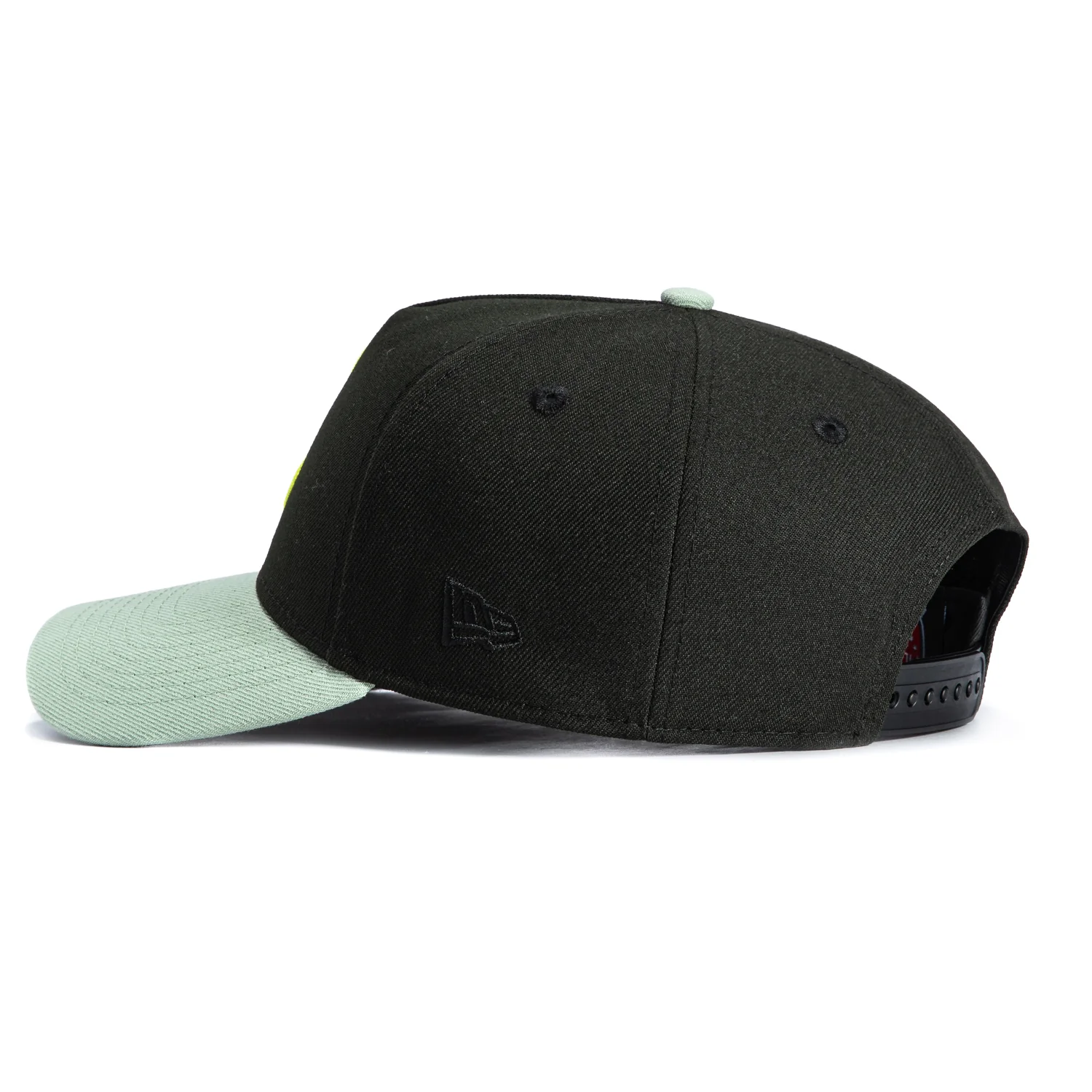New Era 9Forty A-Frame San Jose Earthquakes Clash Snapback Hat - Black, Everest Green - Image 2