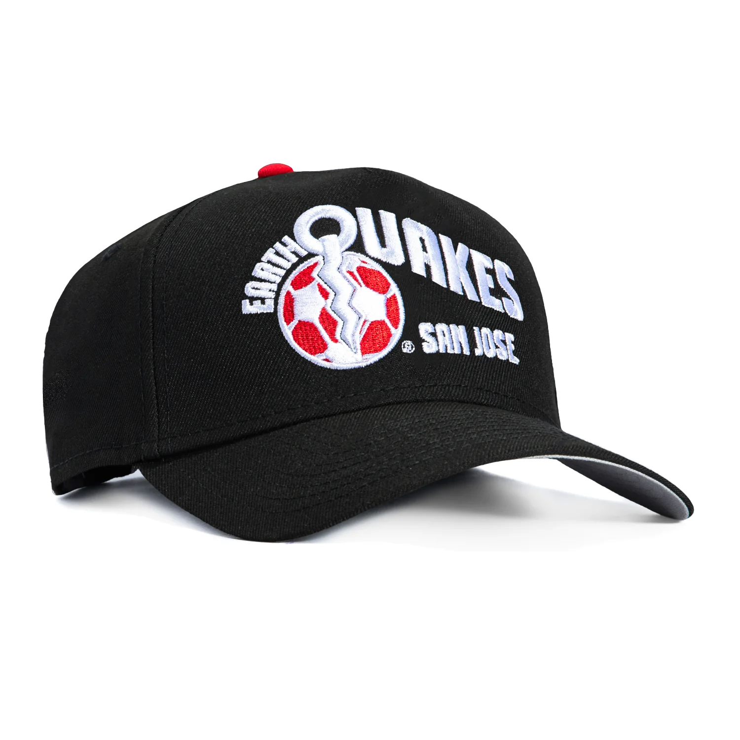 New Era 9Forty A-Frame San Jose Earthquakes Snapback Hat - Black