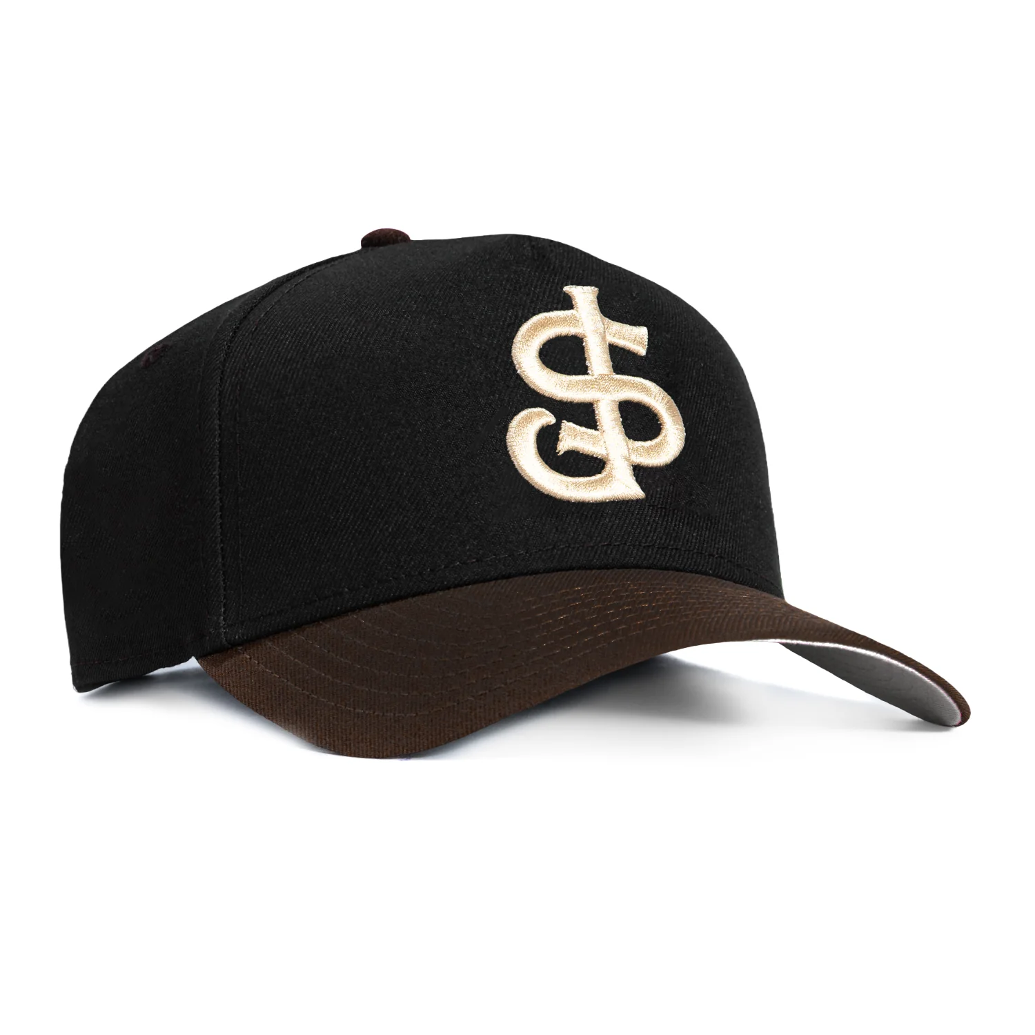 New Era 9Forty A-Frame San Jose Giants Snapback Hat - Black, Brown, Ivory