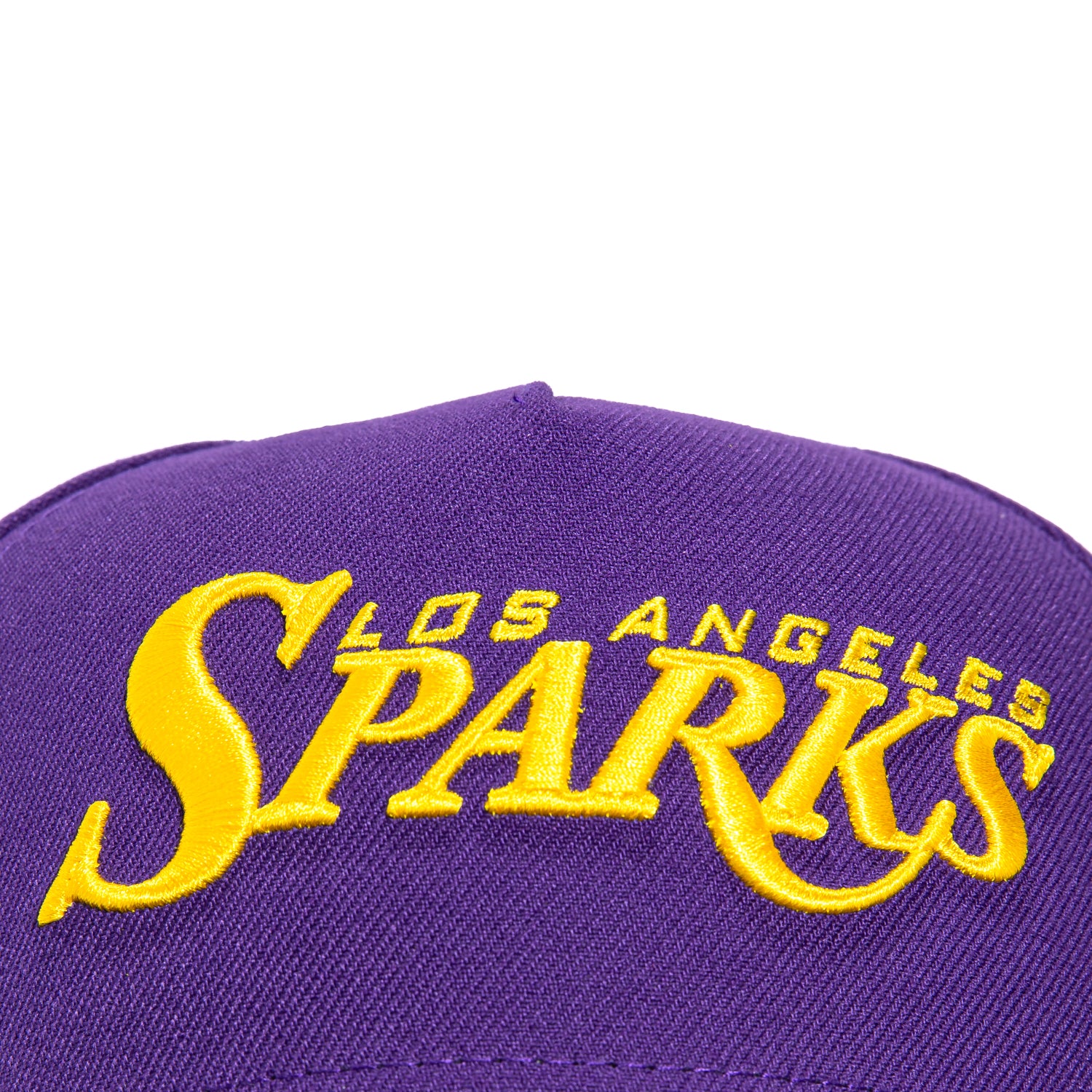 New Era 9Forty A-Frame Los Angeles Sparks Cameron Brink 22 Circle Patch Snapback Hat - Purple, Black - Image 3