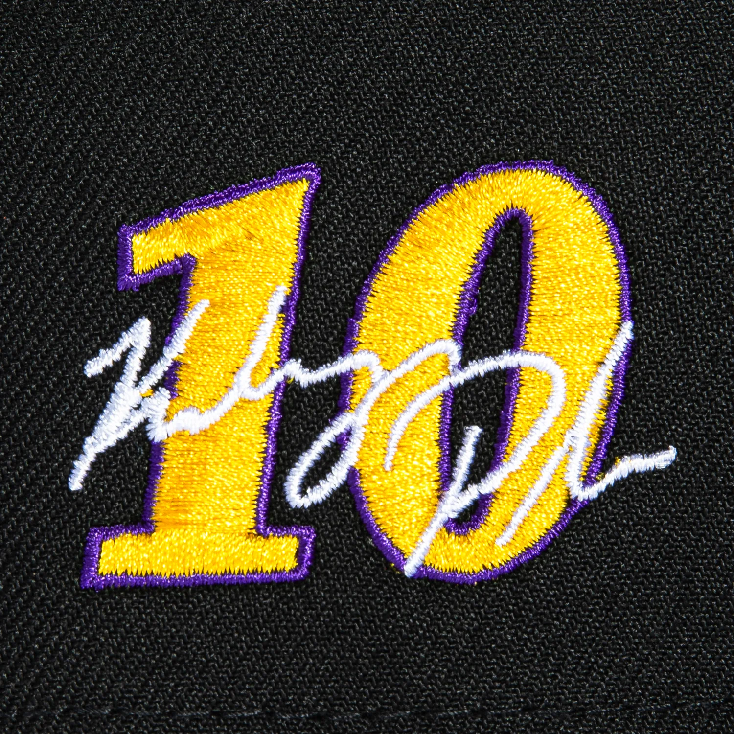 New Era 9Forty A-Frame Los Angeles Sparks Kelsey Plum 10 Patch Snapback Hat - Black - Image 4