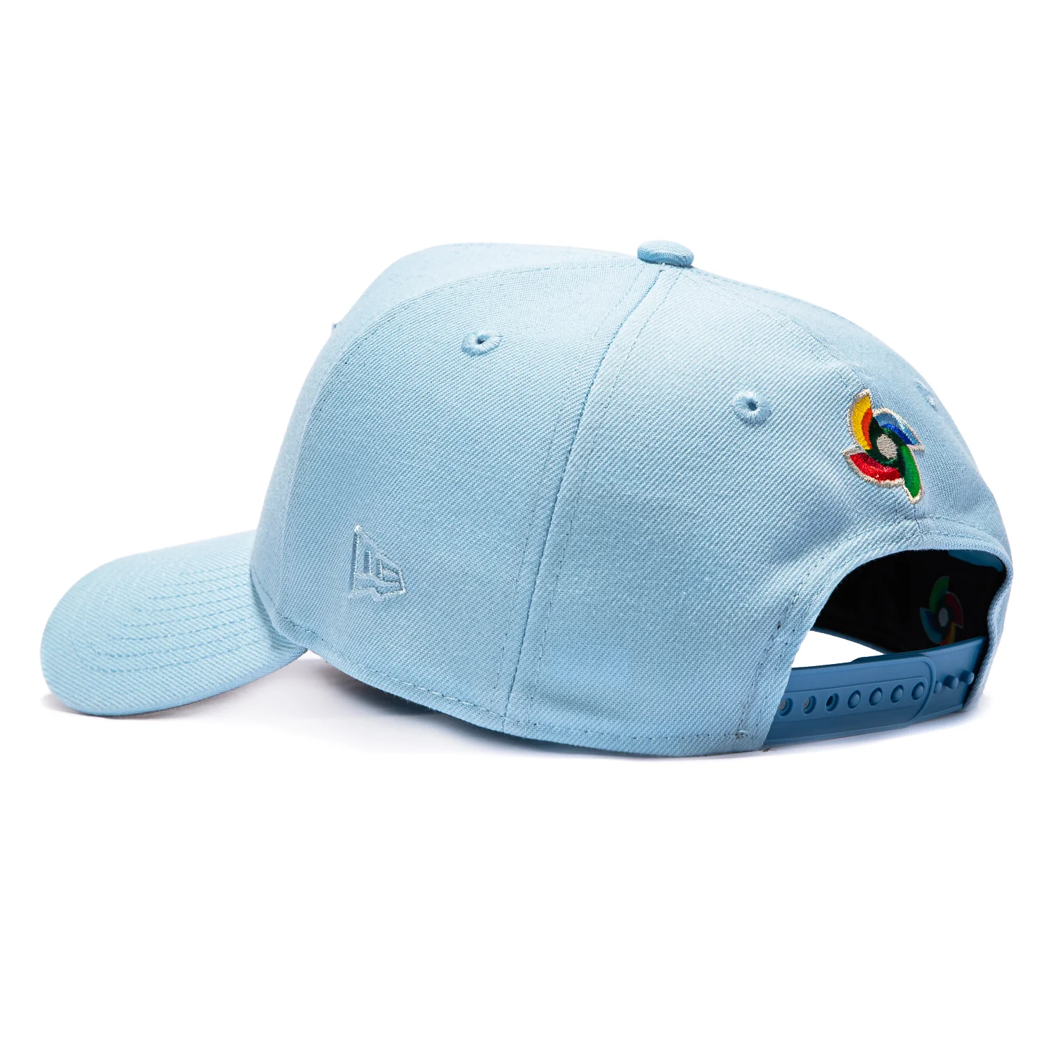 New Era 9Forty A-Frame Korea World Baseball Classic Korea Flag Patch Snapback Hat - Light Blue - Image 2