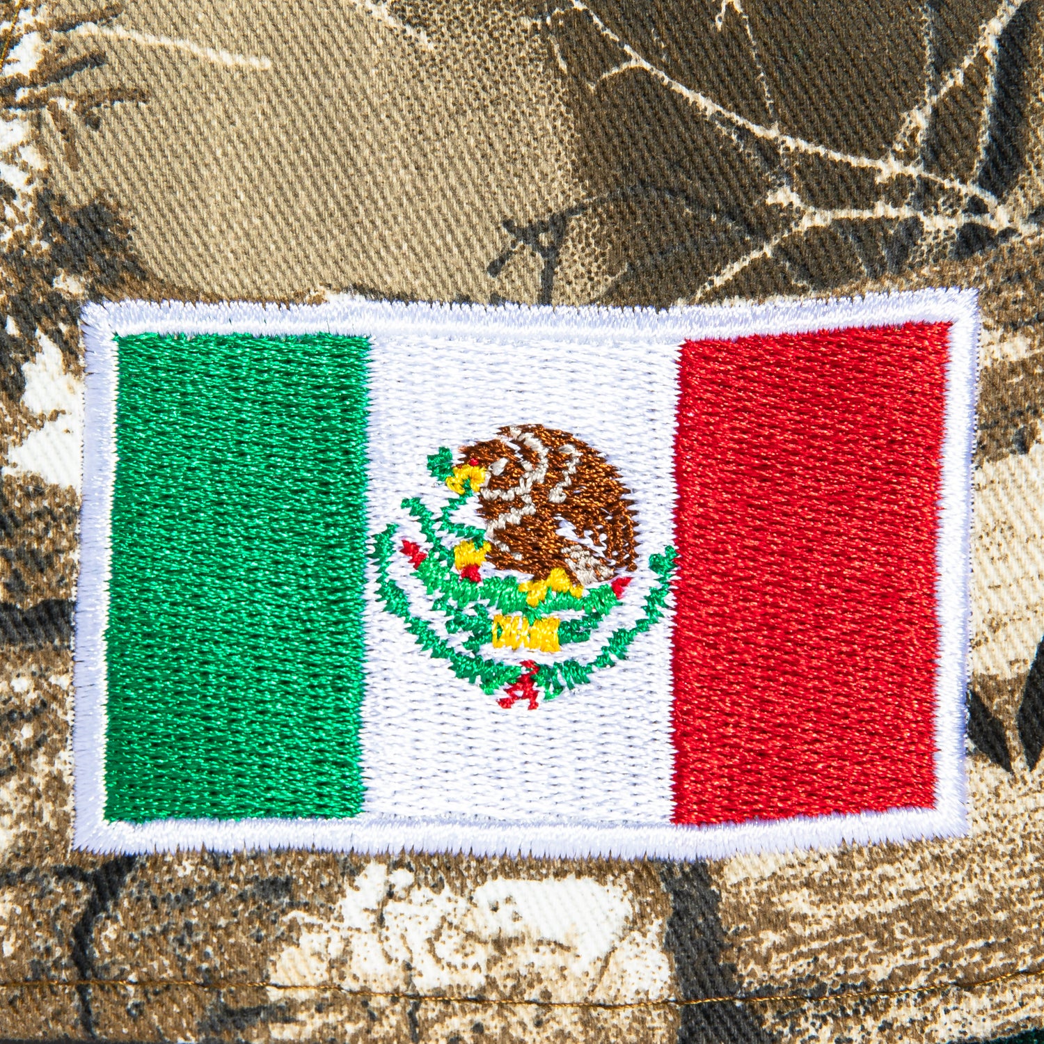 New Era 9Forty A-Frame Mexico World Baseball Classic Mexico Flag Patch Snapback Hat - Realtree, Green - Image 4