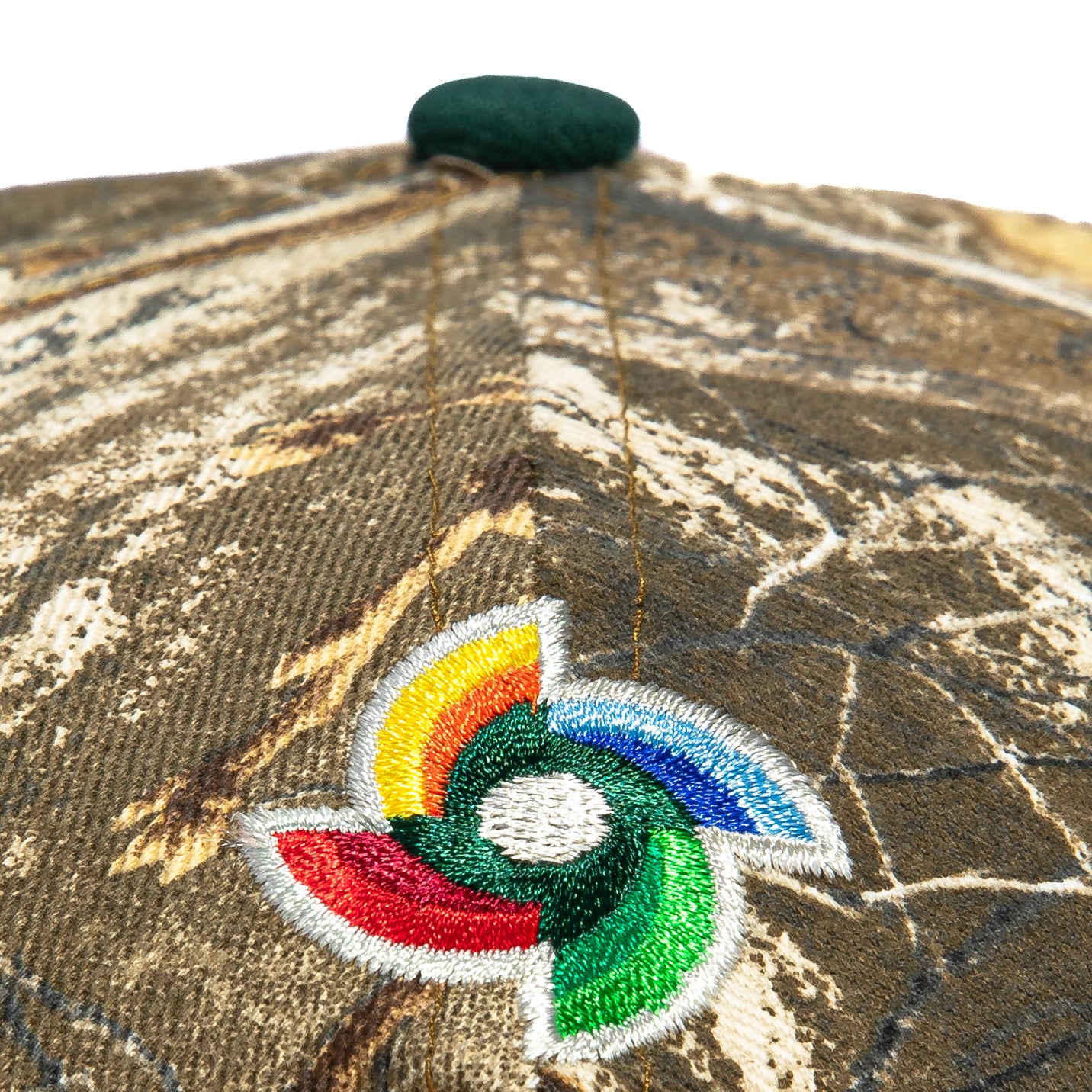 New Era 9Forty A-Frame Mexico World Baseball Classic Mexico Flag Patch Snapback Hat - Realtree, Green - Image 5