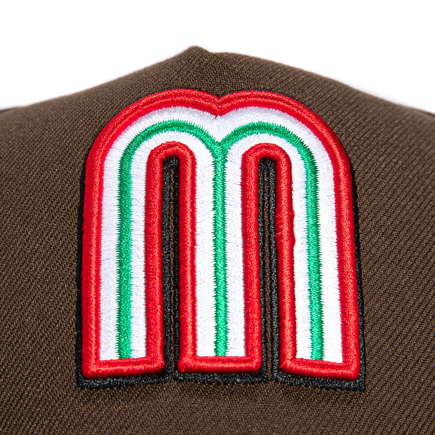 New Era 9Forty A-Frame Mexico World Baseball Classic Mexico Flag Patch Snapback Hat - Brown - Image 3