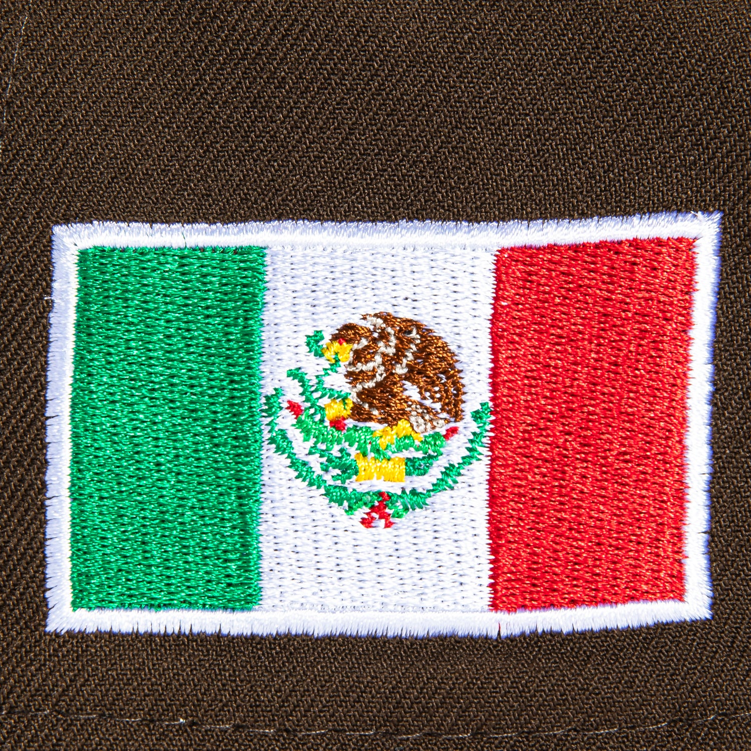 New Era 9Forty A-Frame Mexico World Baseball Classic Mexico Flag Patch Snapback Hat - Brown - Image 4