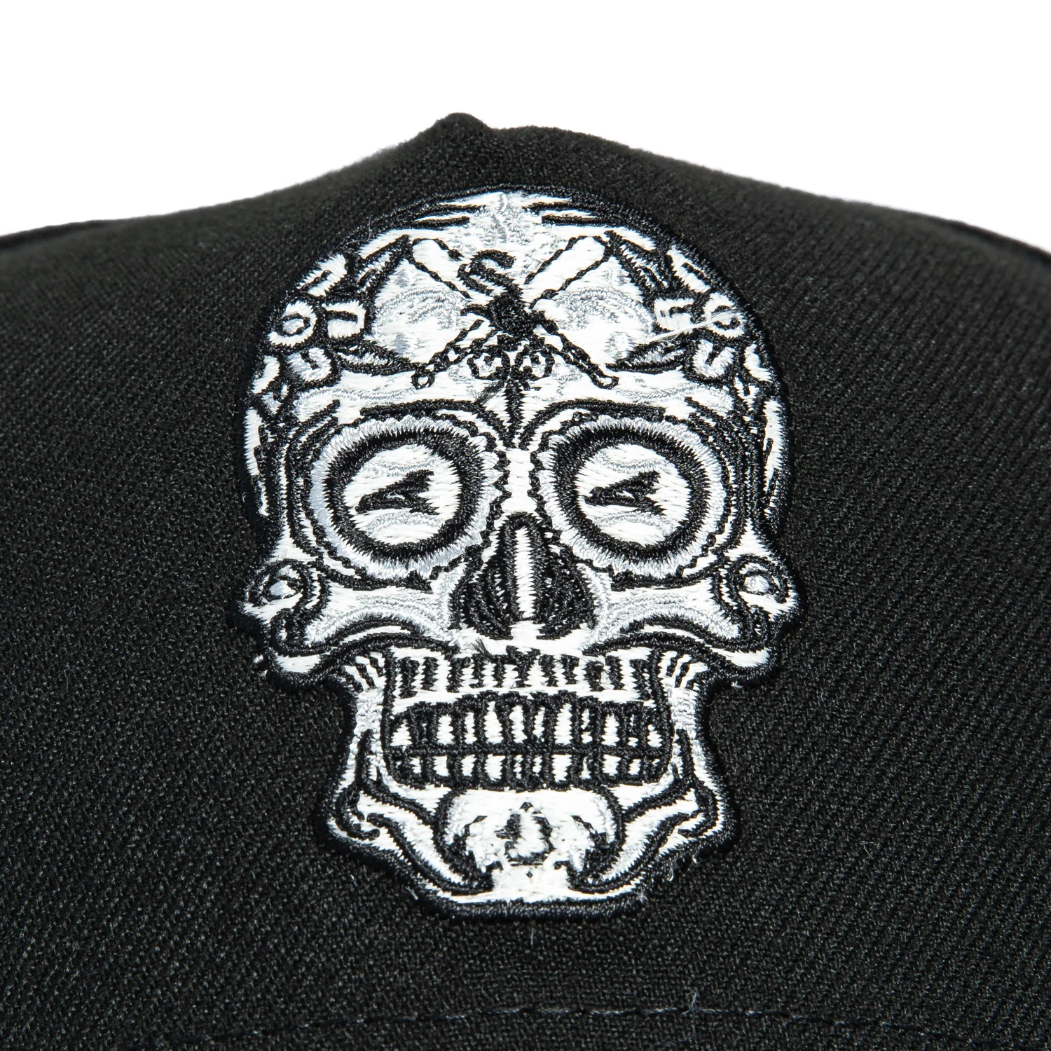 New Era 9Forty A-Frame Chicago White Sox Sugar Skull Snapback Hat - Black - Image 3