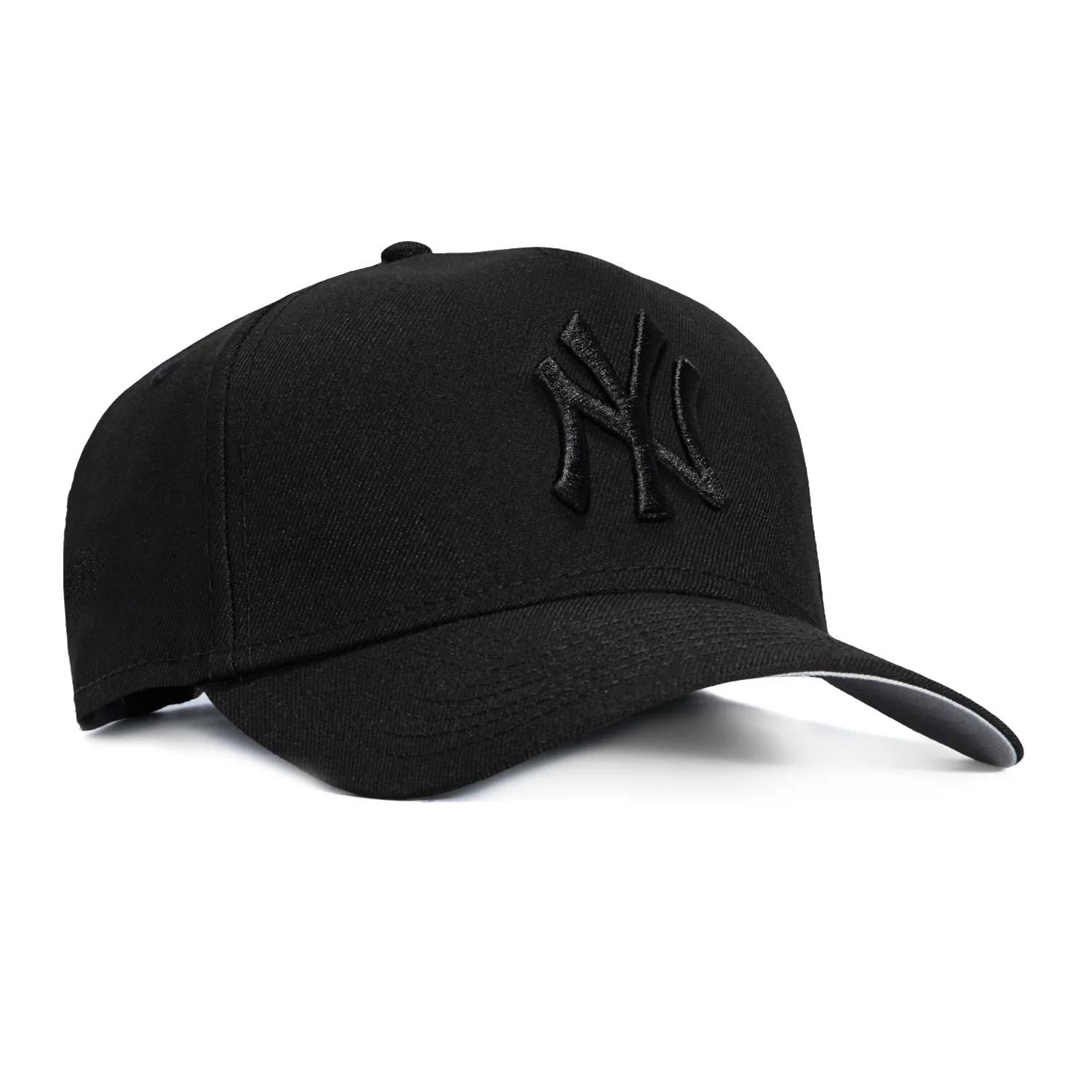 New Era 9Forty A-Frame New York Yankees Snapback Hat - Black, Black