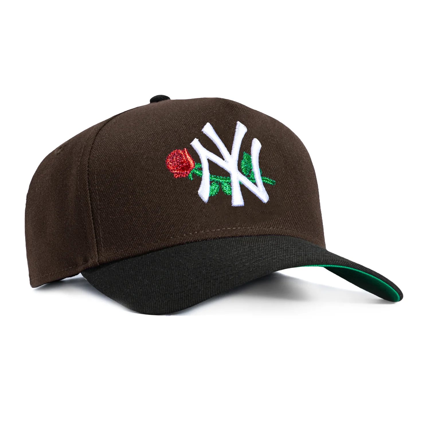 New Era 9Forty A-Frame New York Yankees Rose Snapback Hat - Brown, Black