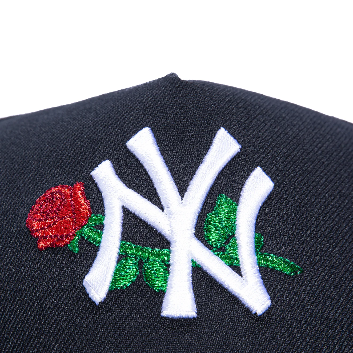 New Era 9Forty A-Frame New York Yankees Rose Snapback Hat - Navy - Image 3