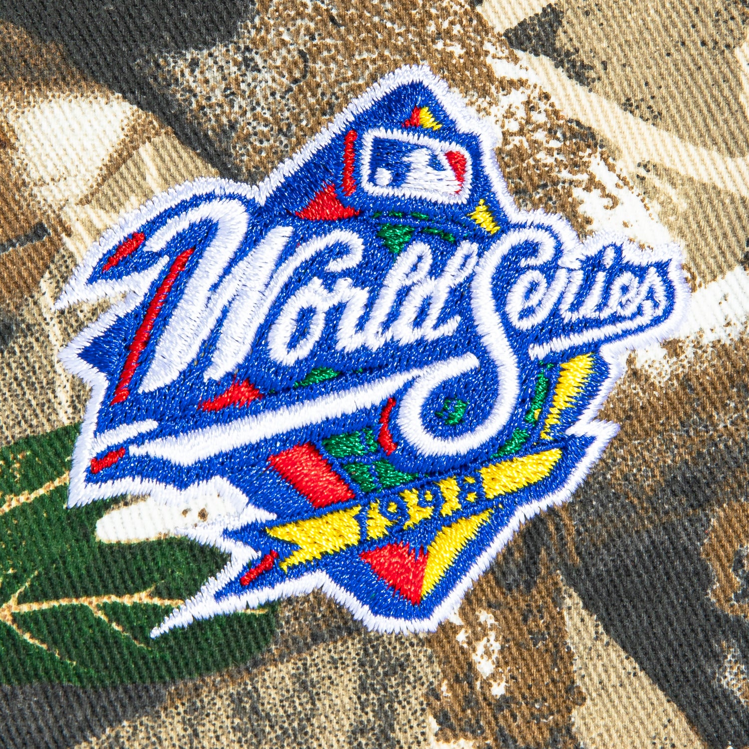 New Era 9Forty A-Frame New York Yankees 1998 World Series Patch Snapback Hat - Realtree, Navy - Image 4