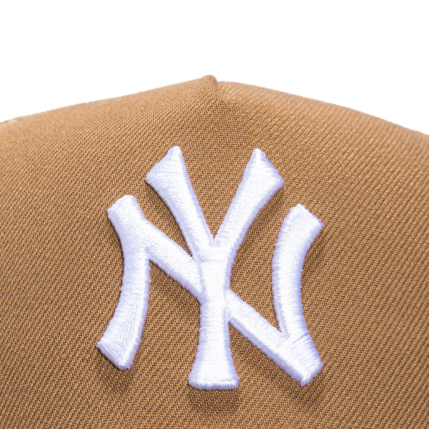 New Era 9Forty A-Frame New York Yankees 1999 World Series Patch Snapback Hat - Khaki, Brown - Image 3