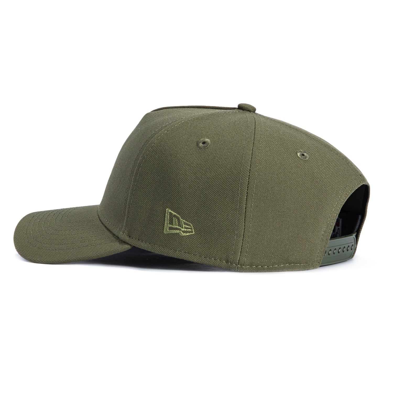 New Era 9Forty A-Frame New York Yankees 1999 World Series Patch Snapback Hat - Olive, Ivory - Image 2