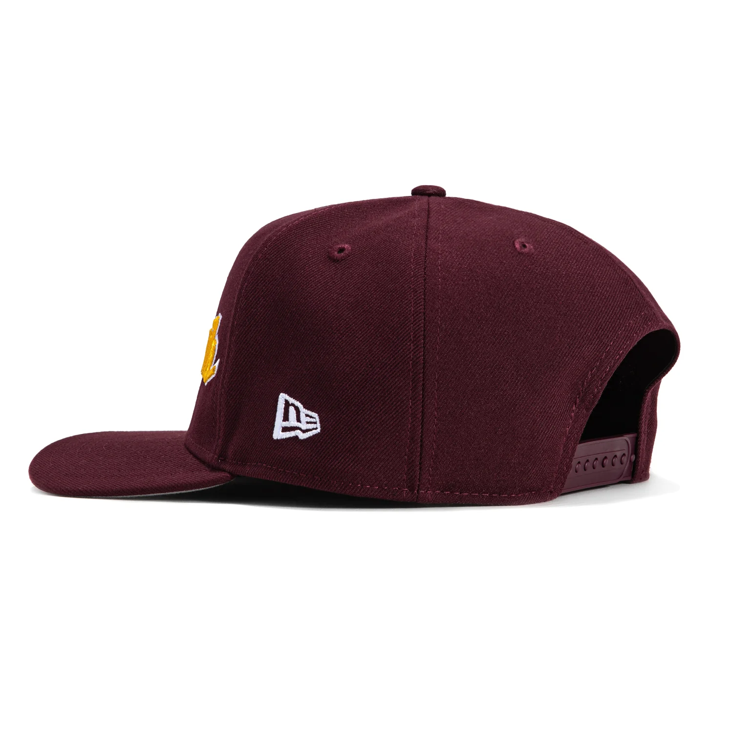 New Era 9Fifty A-Frame Arizona State Sun Devils Logo Patch Script Snapback Hat - Maroon - Image 2