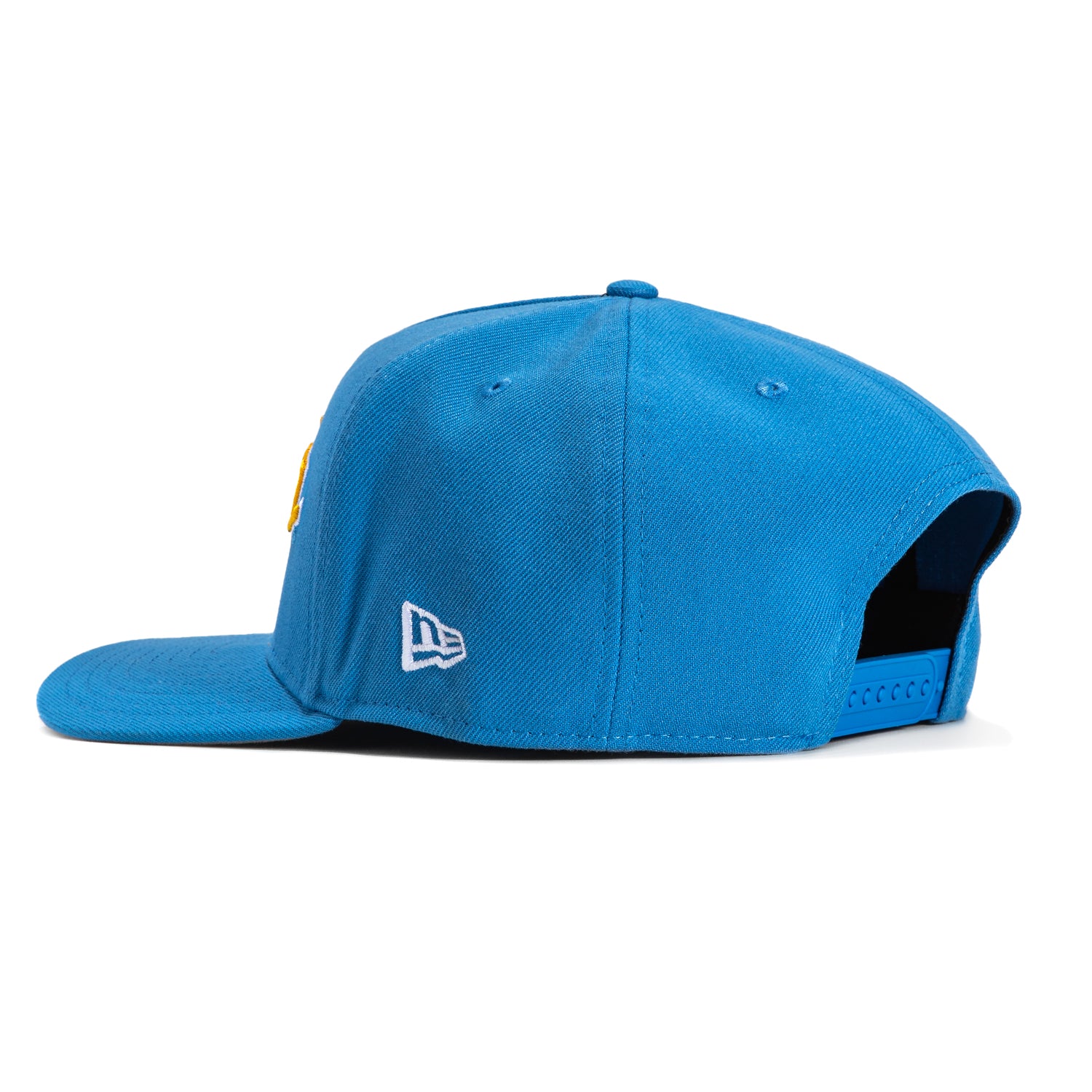 New Era 9Fifty A-Frame UCLA Bruins Logo Patch Script Snapback Hat - Light Blue - Image 2