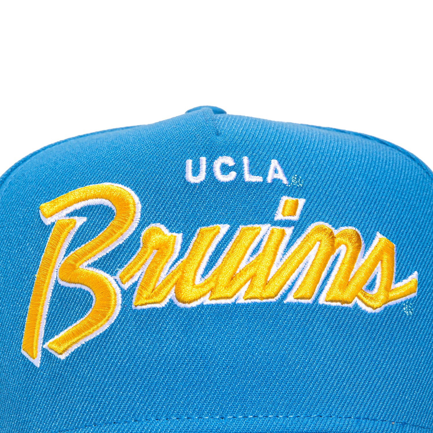 New Era 9Fifty A-Frame UCLA Bruins Logo Patch Script Snapback Hat - Light Blue - Image 3