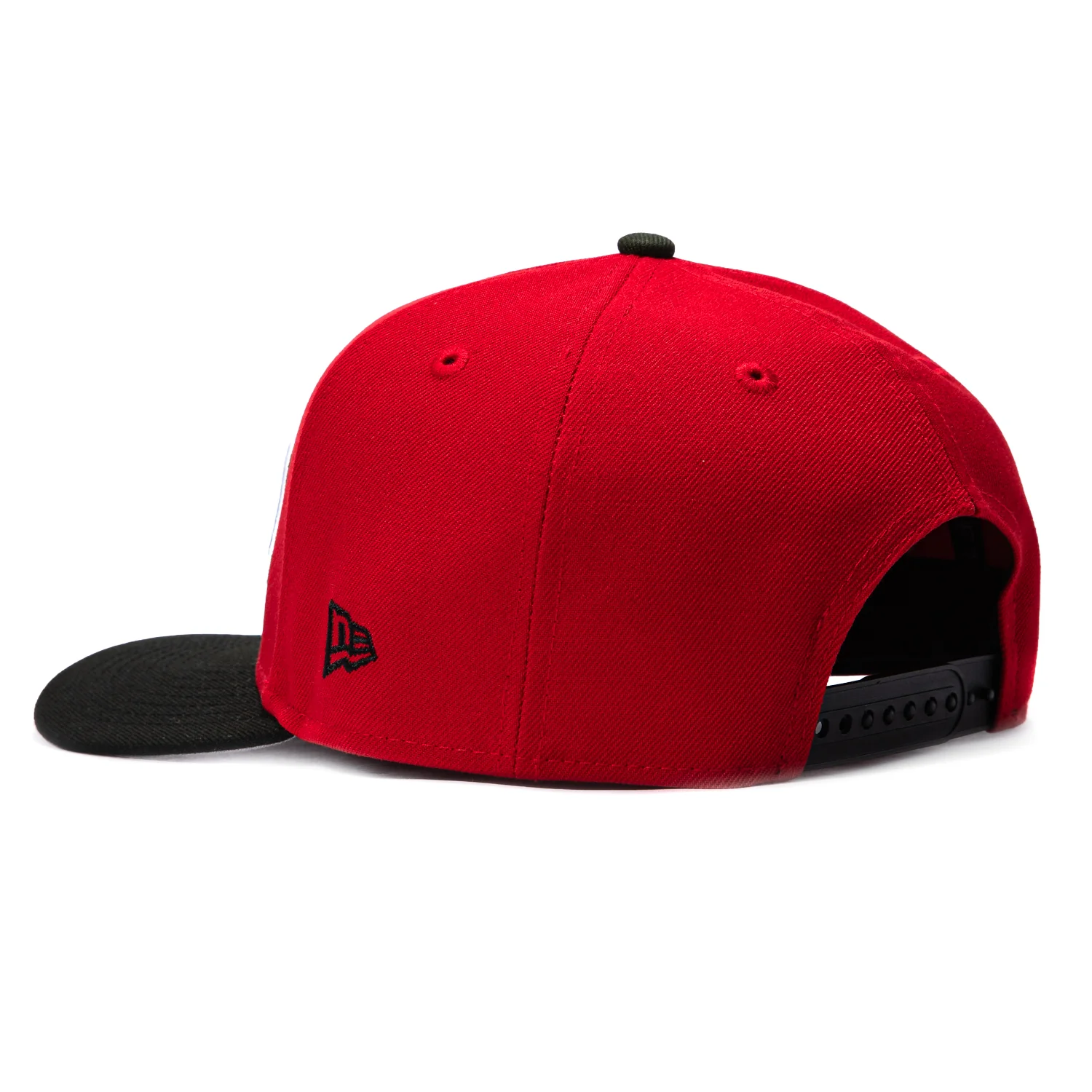 New Era 9Fifty A-Frame 2026 Del Mundo Mexico Flag Patch Snapback Pre-curved Hat - Red, Black - Image 2