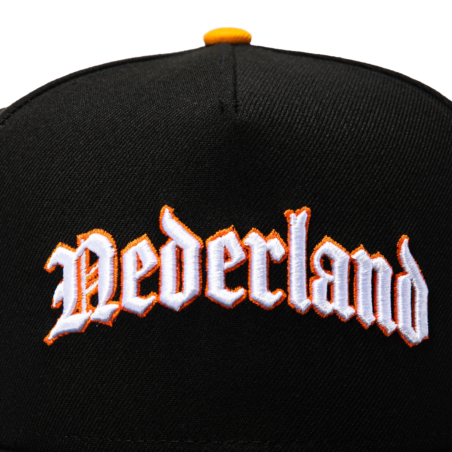New Era 9Fifty A-Frame 2026 Del Mundo Netherlands Flag Patch Snapback Pre-curved Hat - Black - Image 3