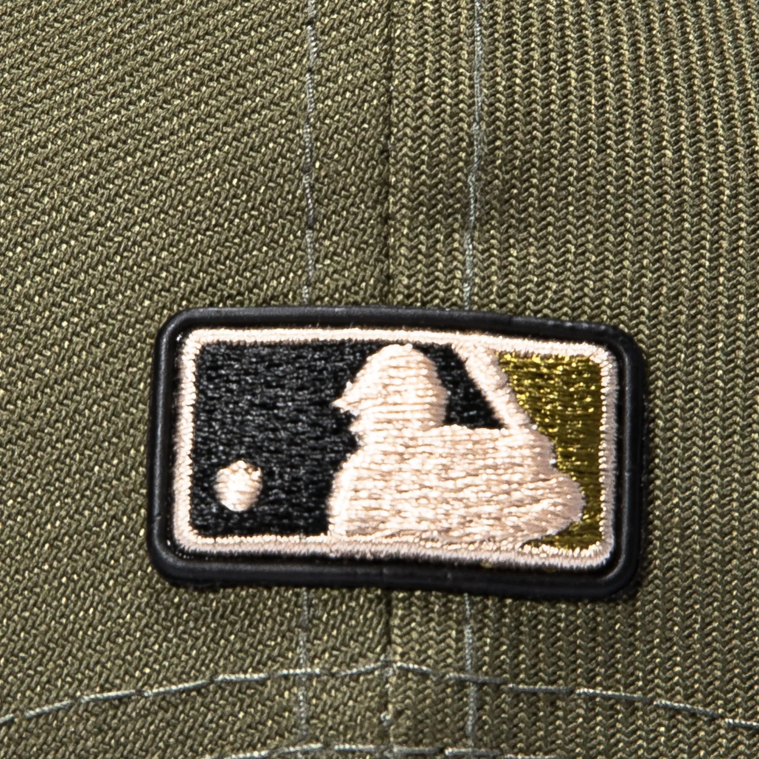 New Era 9Forty M-Crown Armed Forces Los Angeles Angels USA Flag Patch Snapback Hat - Olive - Image 6