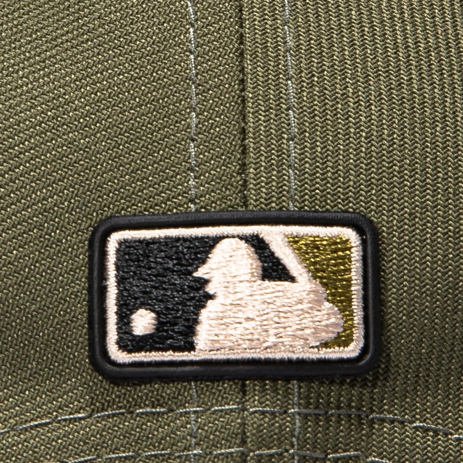 New Era 9Forty M-Crown Armed Forces Oakland Athletics USA Flag Patch Snapback Hat - Olive - Image 6