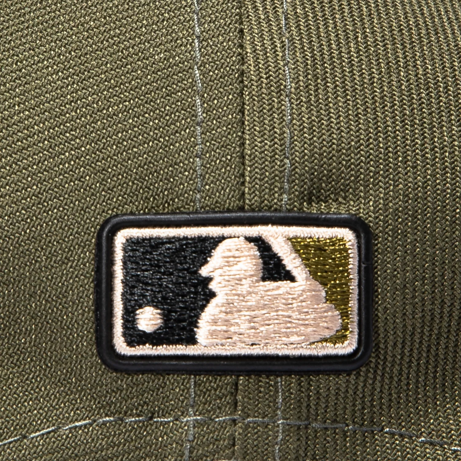 New Era 9Forty M-Crown Armed Forces New York Mets USA Flag Patch Snapback Hat - Olive - Image 6