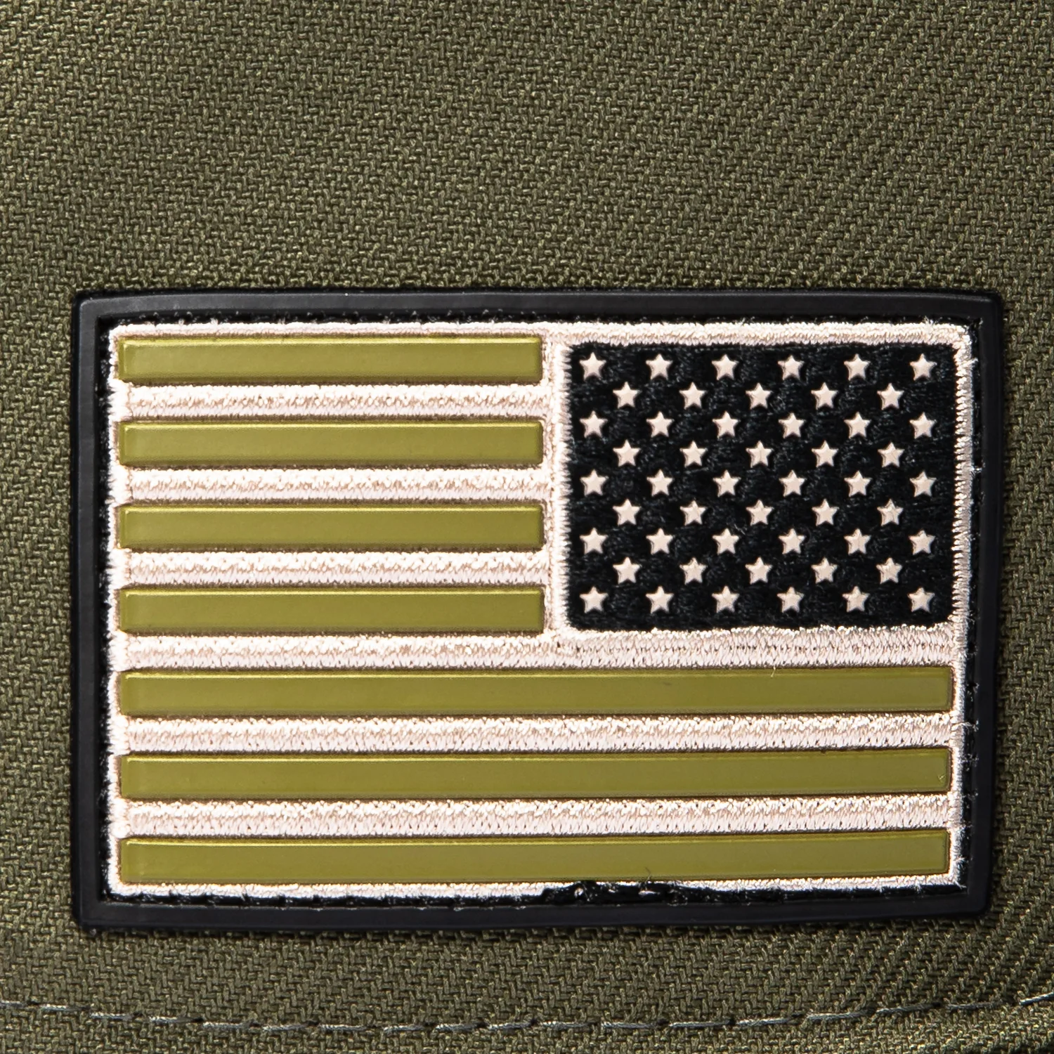 New Era 59Fifty Armed Forces New York Yankees USA Flag Patch Hat - Olive - Image 5