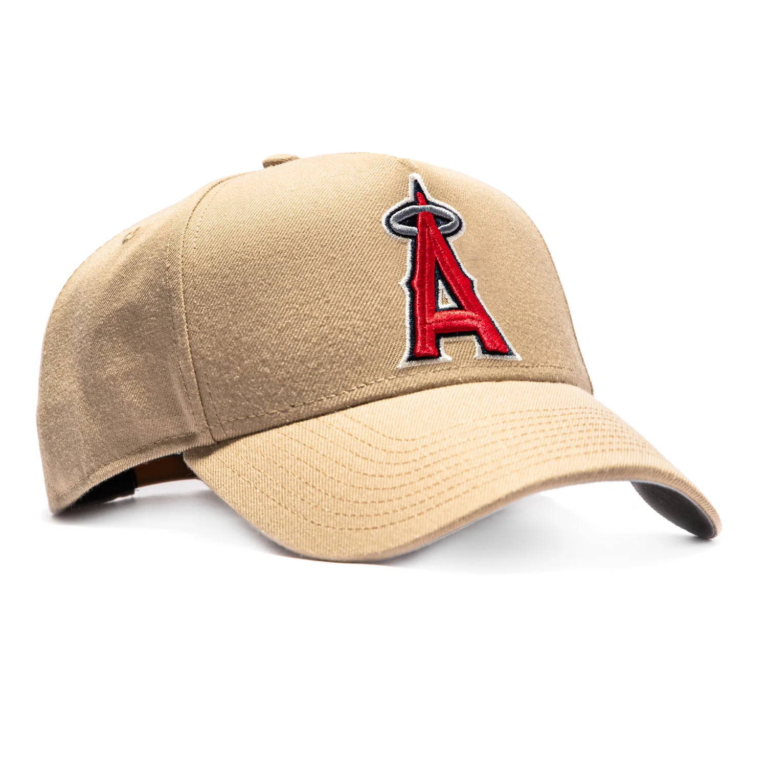 47 Brand Ballpark Offside Los Angeles Angels Hitch Snapback Hat - Khaki