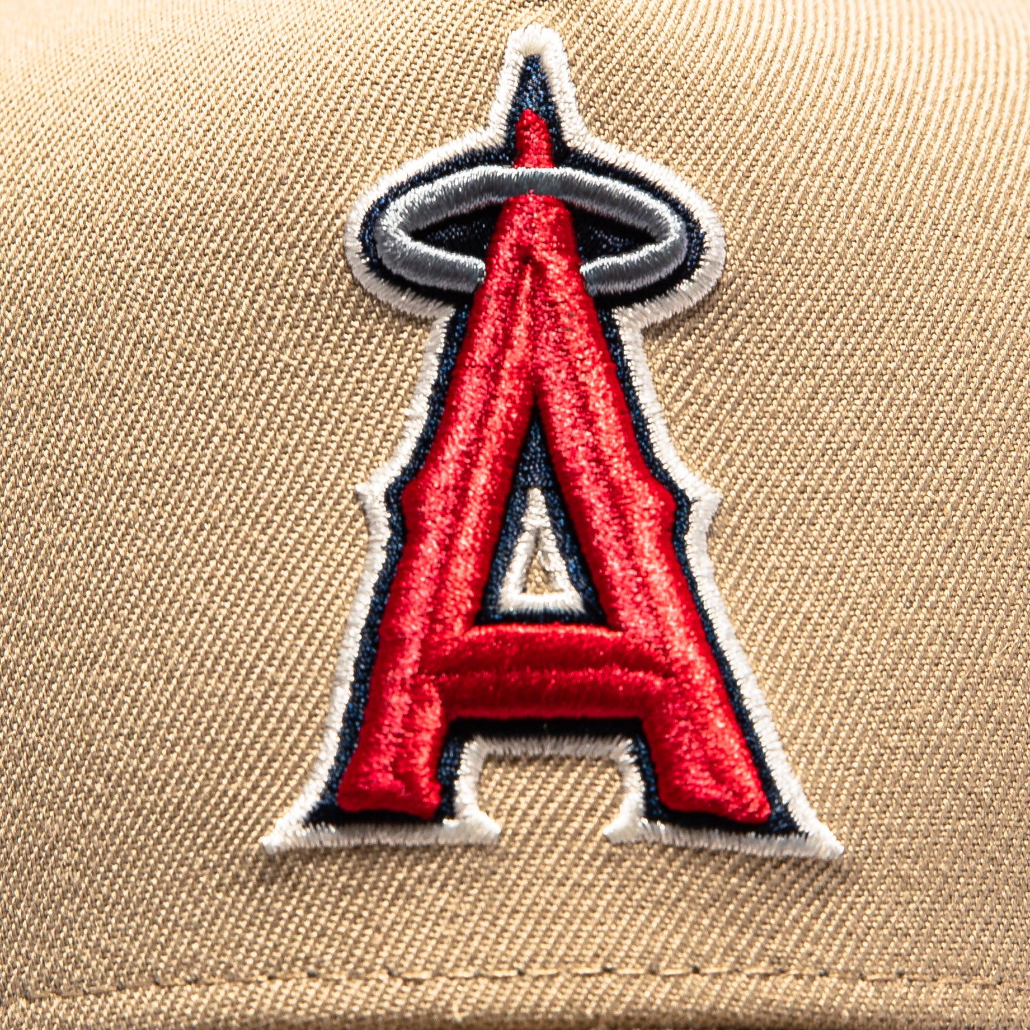 47 Brand Ballpark Offside Los Angeles Angels Hitch Snapback Hat - Khaki - Image 3