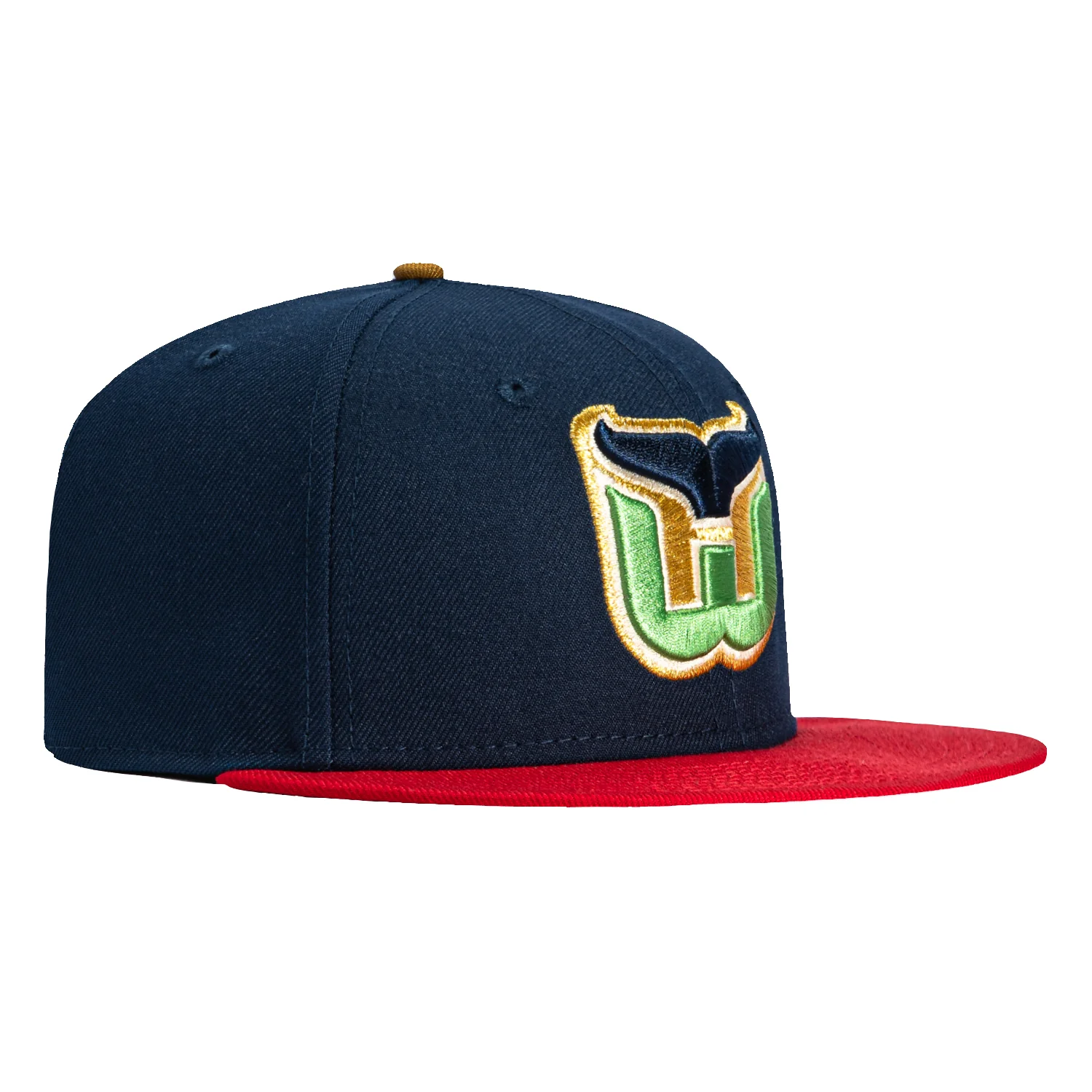 New Era 59Fifty Hartford Whalers Hat - Navy, Red