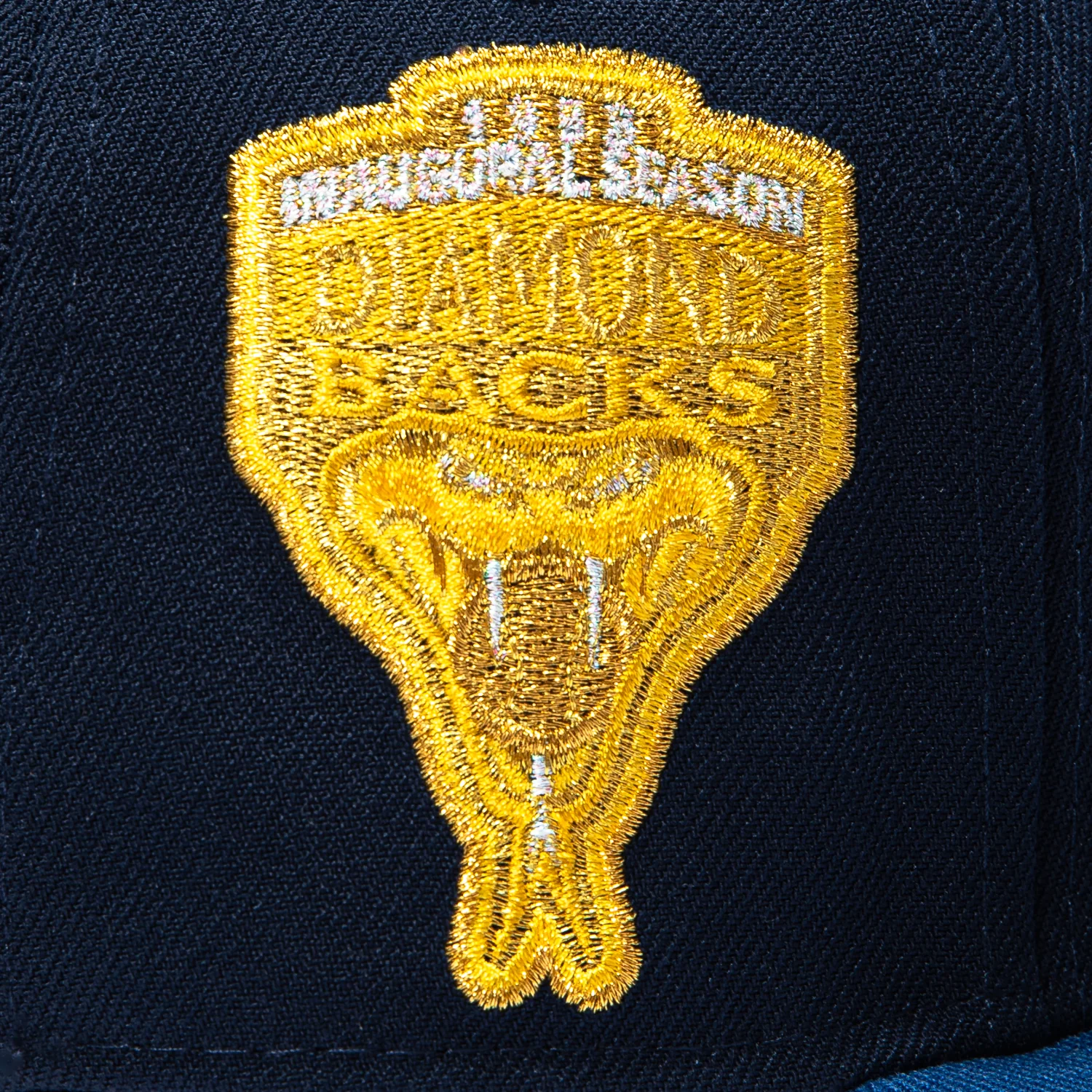 New Era 59Fifty Arizona Diamondbacks Inaugural Patch Script Hat - Navy, Royal - Image 5
