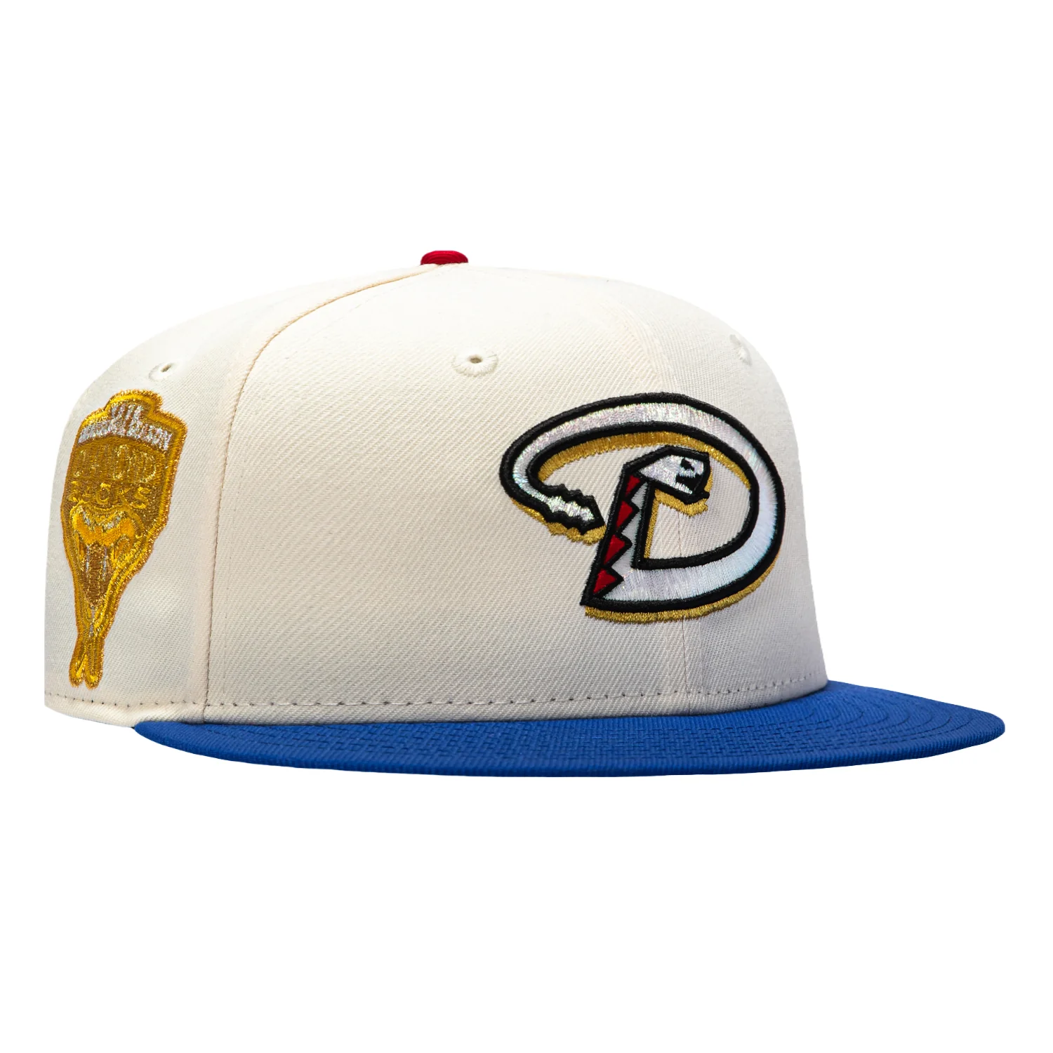 New Era 59Fifty Arizona Diamondbacks Inaugural Patch Red UV D Hat - White, Royal