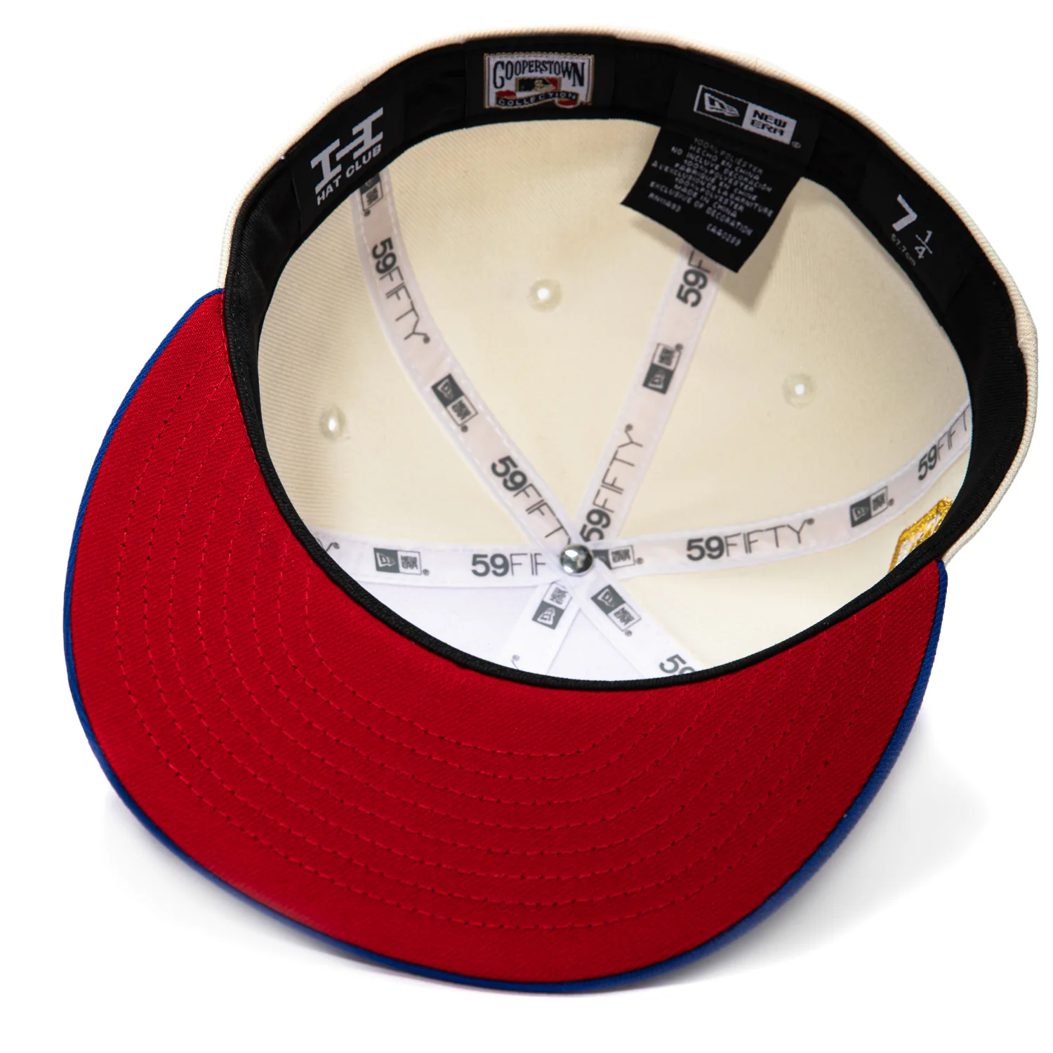 New Era 59Fifty Arizona Diamondbacks Inaugural Patch Red UV D Hat - White, Royal - Image 2