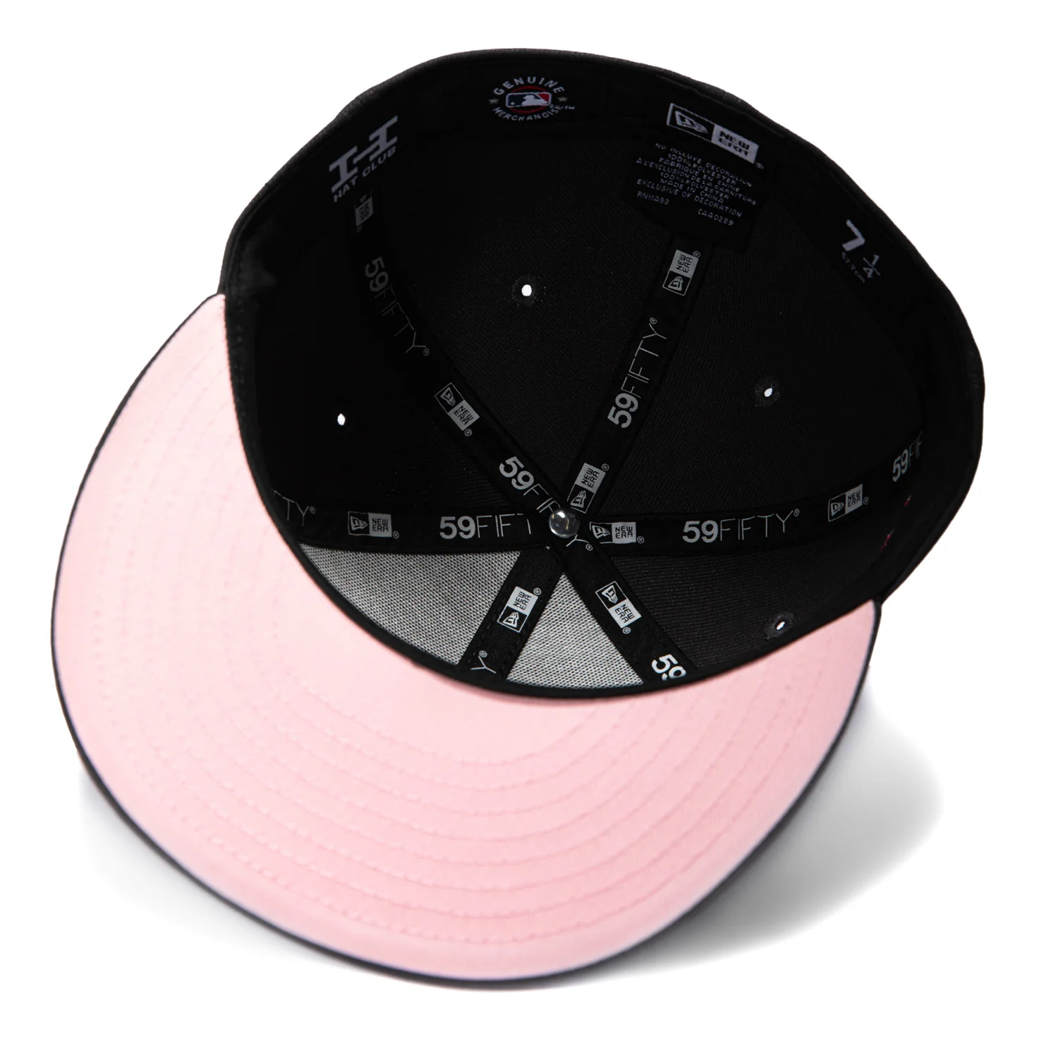 New Era 59Fifty After Glow Los Angeles Dodgers Lantern Patch Pink UV Hat - Graphite - Image 2