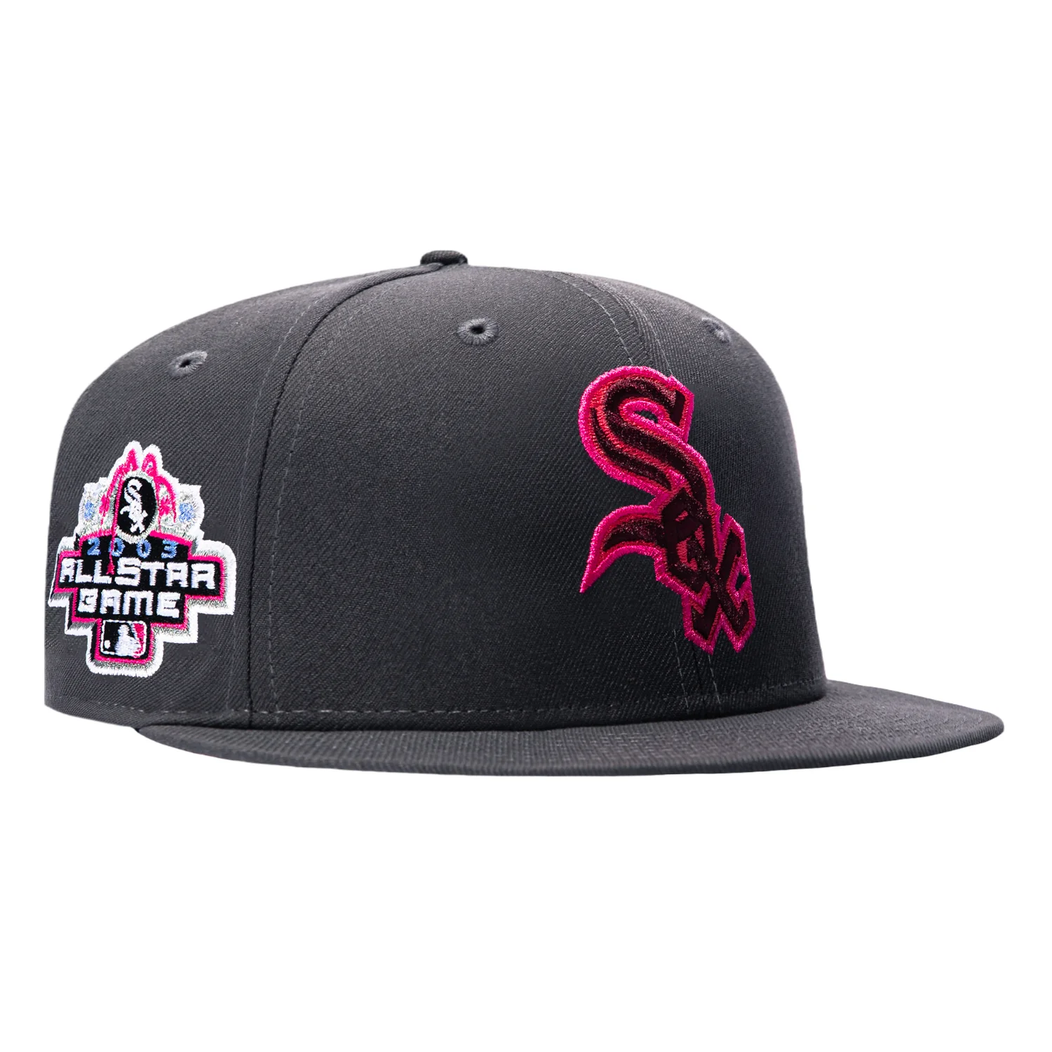 New Era 59Fifty After Glow Chicago White Sox 2003 All Star Game Patch Hat - Graphite