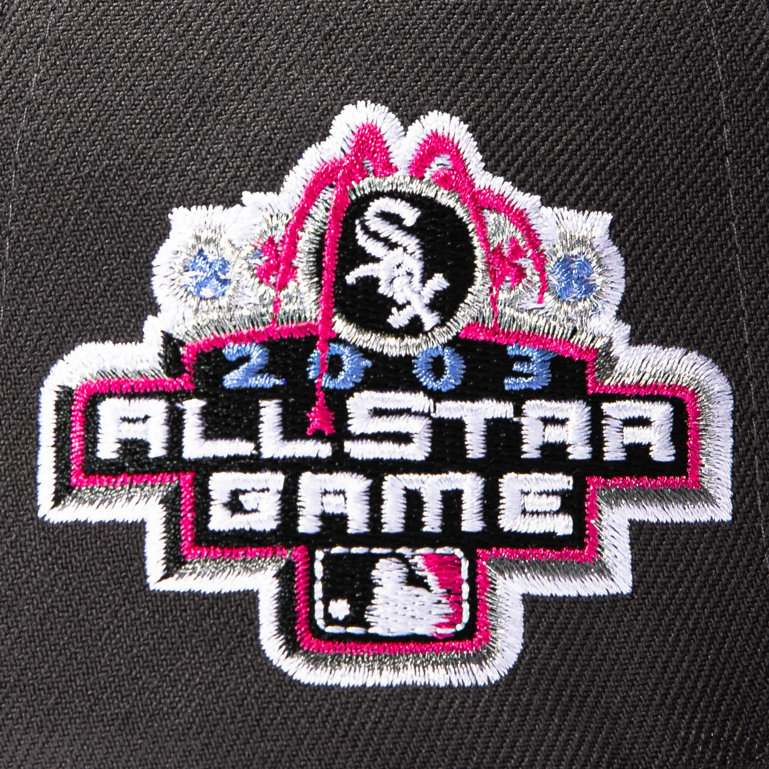 New Era 59Fifty After Glow Chicago White Sox 2003 All Star Game Patch Hat - Graphite - Image 5