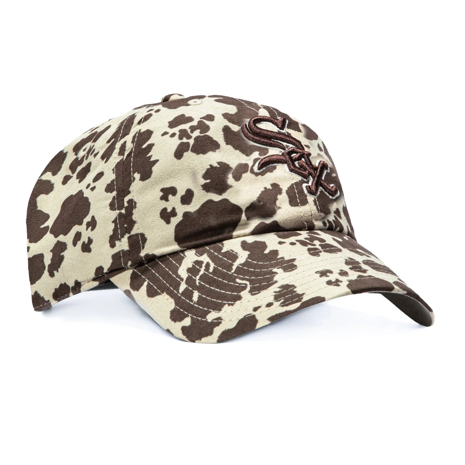 47 Brand Bessie Chicago White Sox Cleanup Adjustable Hat - Brown Cow Print