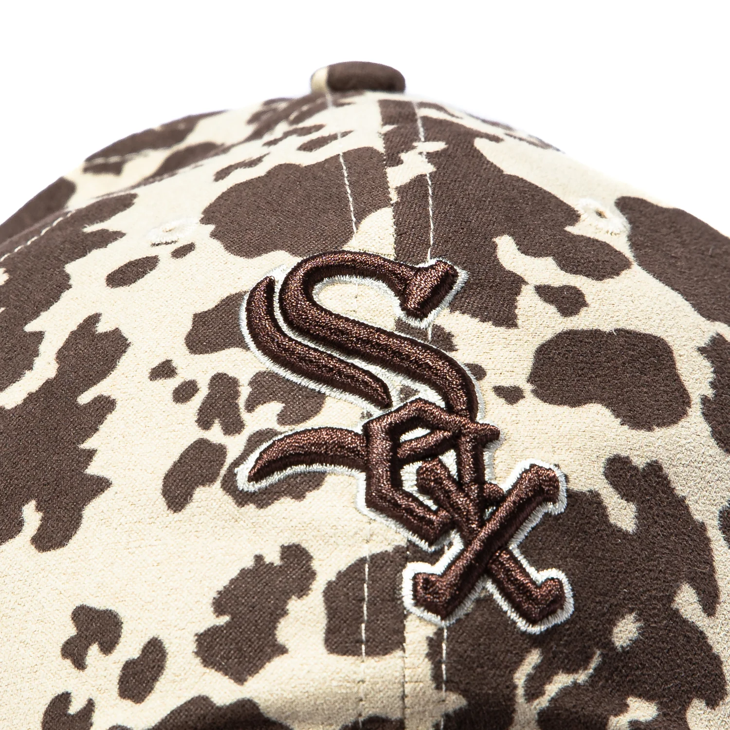 47 Brand Bessie Chicago White Sox Cleanup Adjustable Hat - Brown Cow Print - Image 3