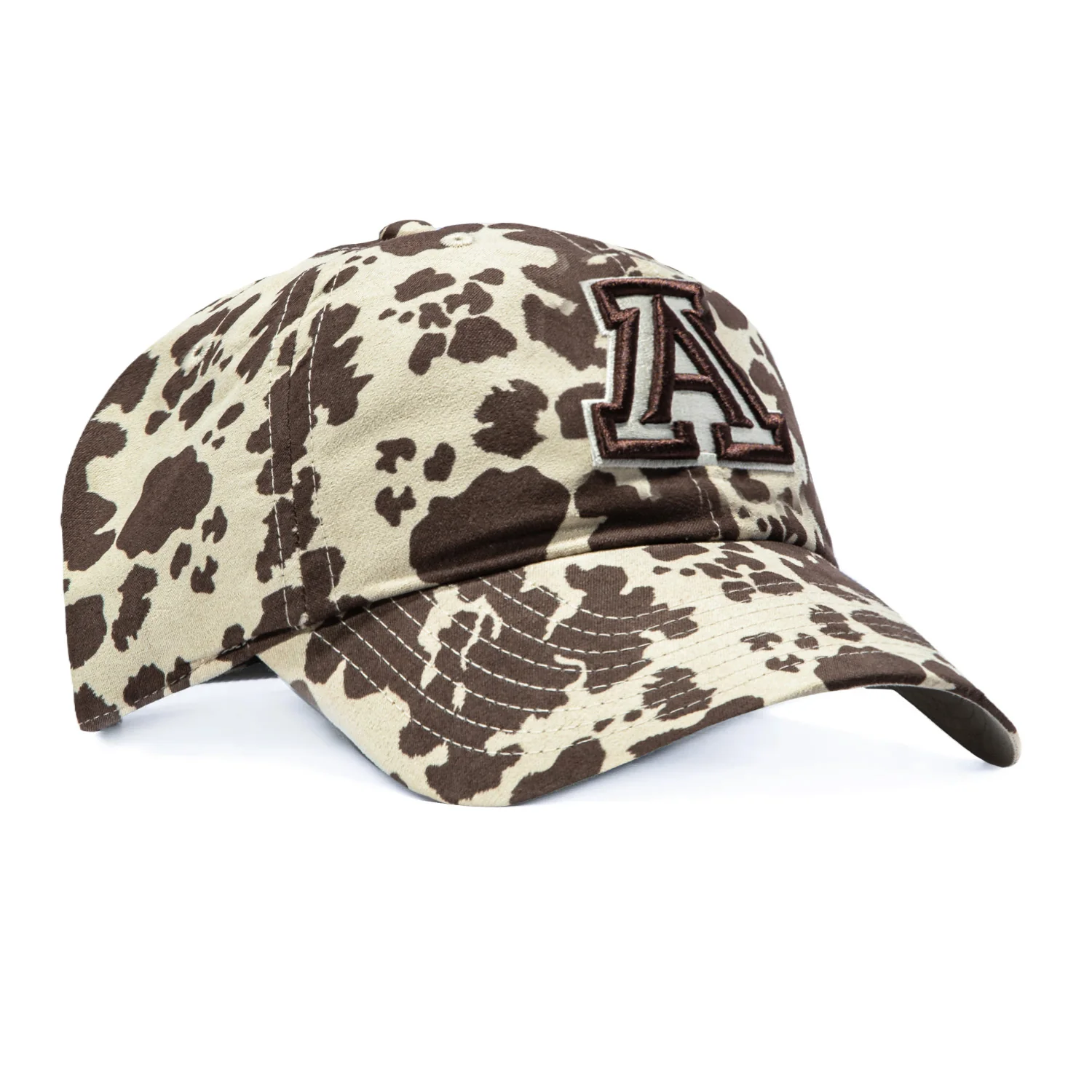 47 Brand Bessie Arizona Wildcats Cleanup Adjustable Hat - Brown Cow Print