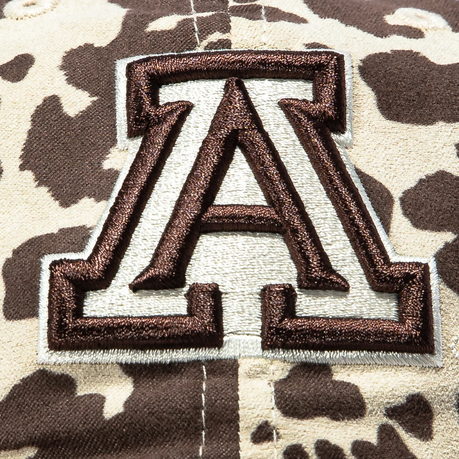 47 Brand Bessie Arizona Wildcats Cleanup Adjustable Hat - Brown Cow Print - Image 3