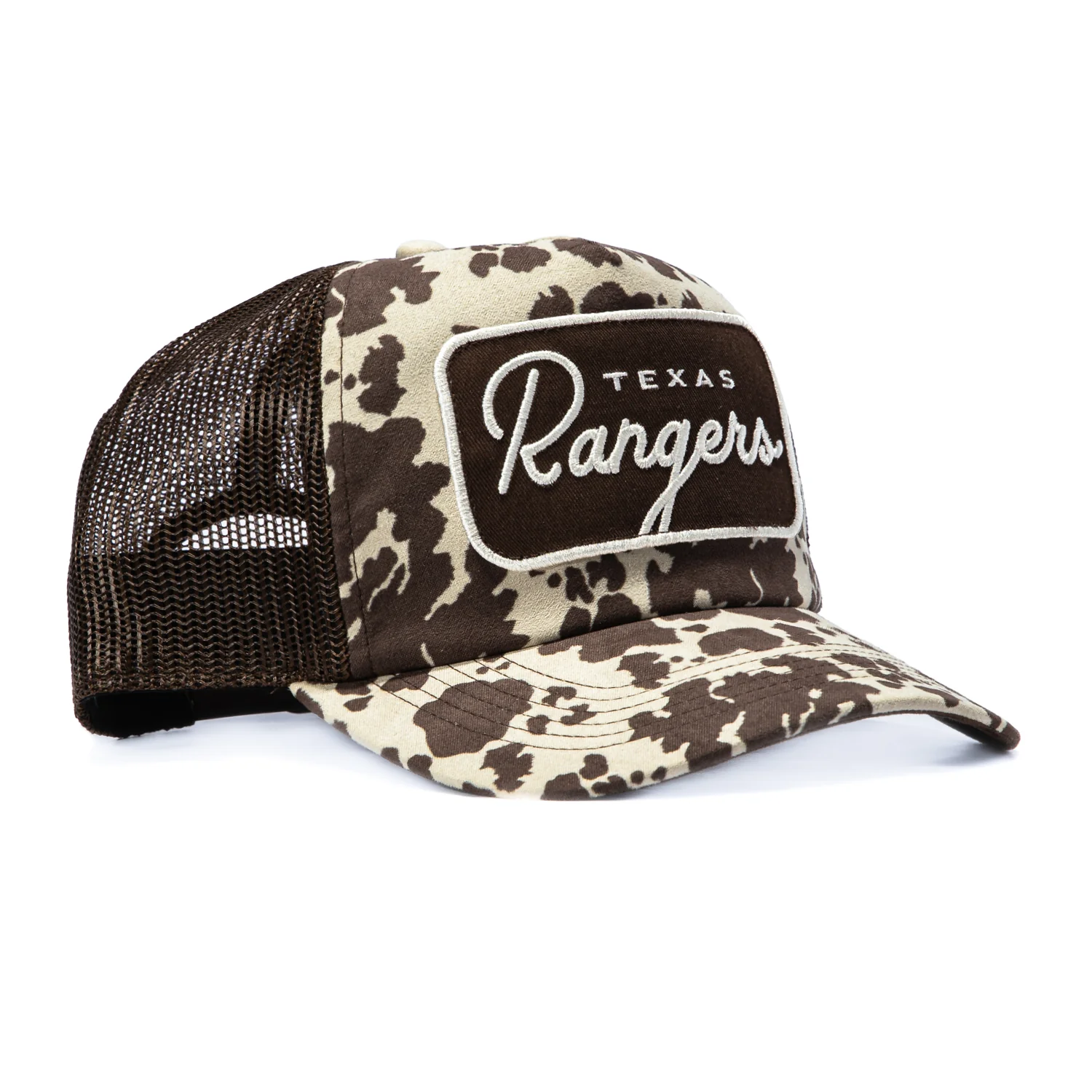 47 Brand Bessie Texas Rangers Hitch Snapback Hat - Brown